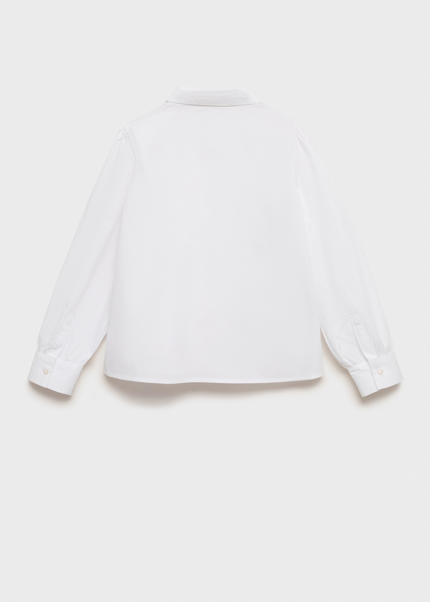 Camisa larga algodón - Reverso del artículo