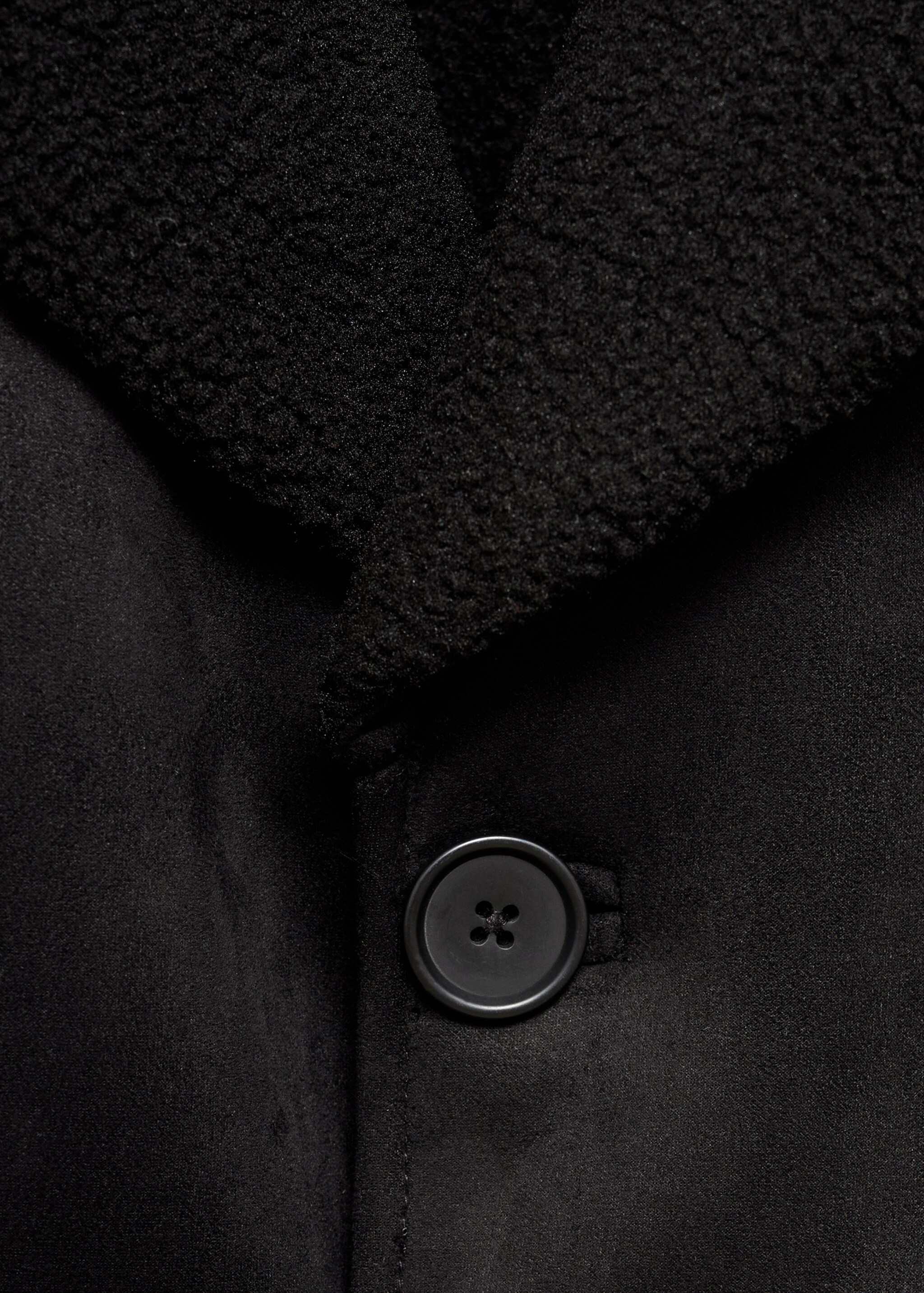 Blouson double face moutonné - Détail de l'article 8, Noir. Ref: 17011520-00.