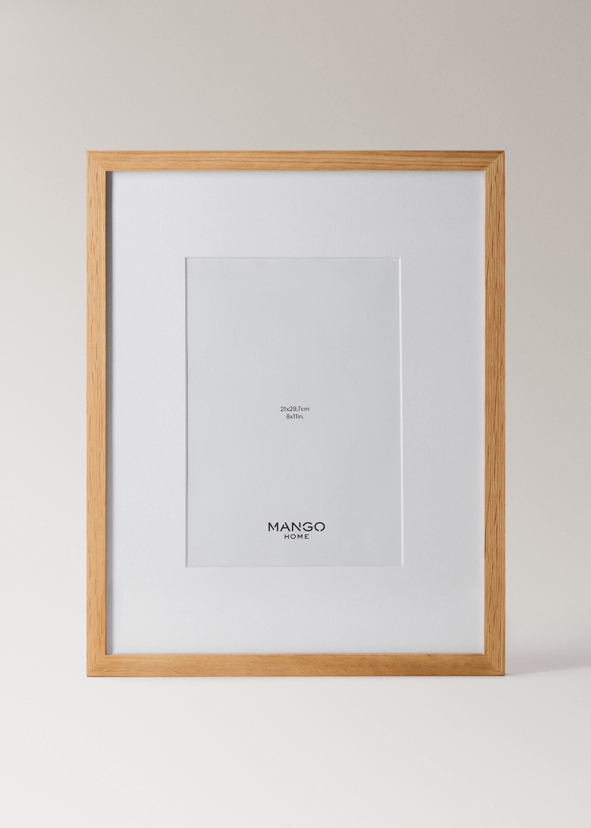 Large plain wooden passe-partout frame - Article without model, Brown. Ref: 17011526-00.