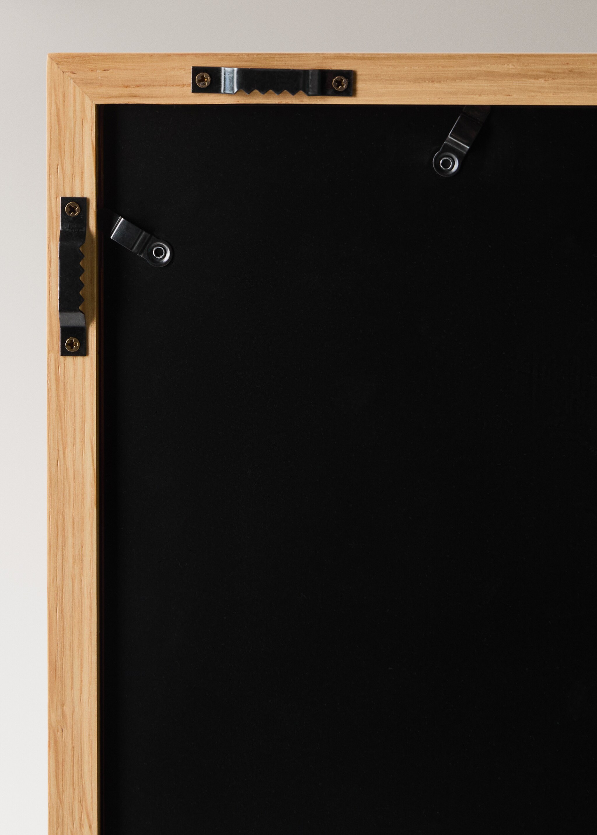 Large plain wooden passe-partout frame - Details of the article 3, Brown. Ref: 17011526-00.