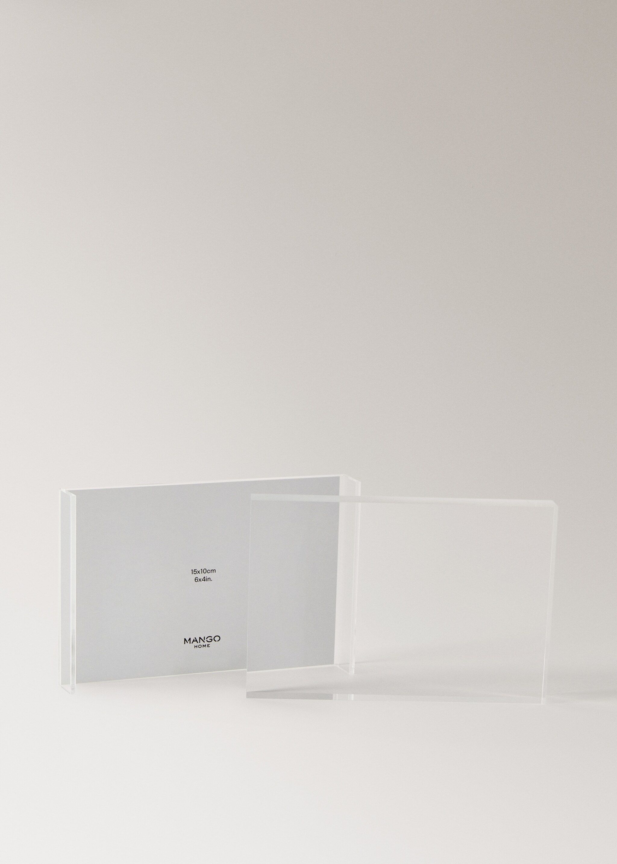 Small acrylic photo frame - Ürün detayı 3, Siyah. Ref: 17011528-00.