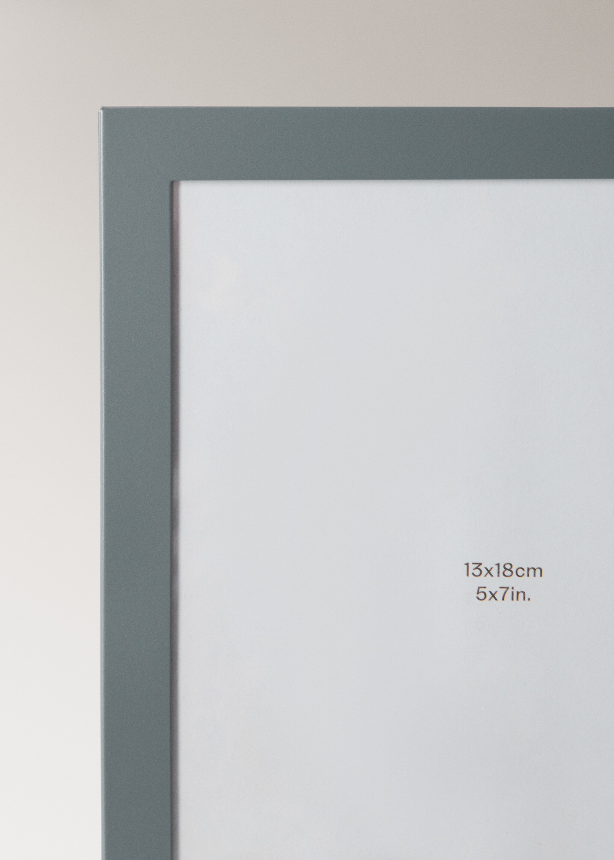 Cadre en bois rectangulaire - Détail de l'article 2, Bleu encre. Ref: 17011536-00.