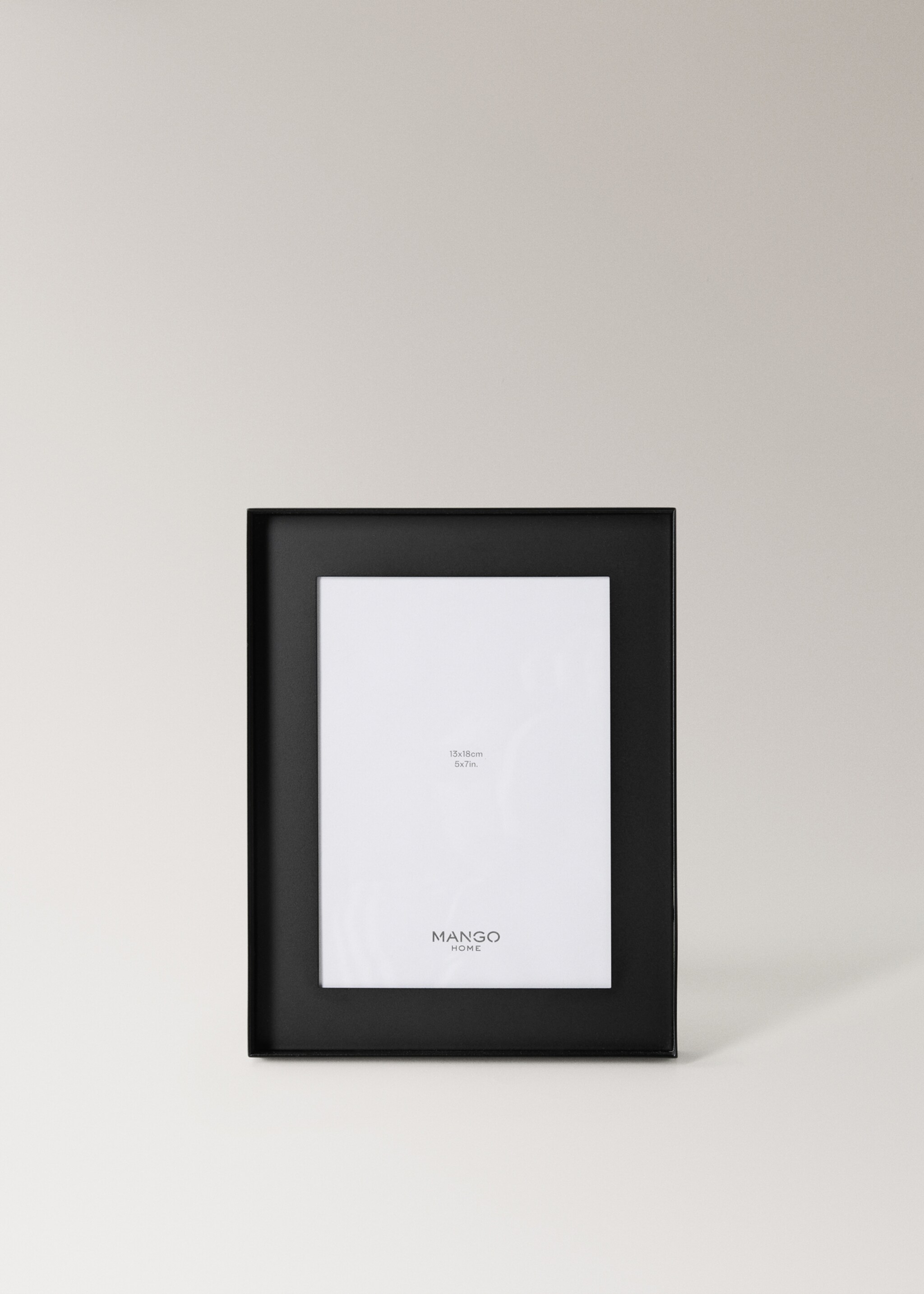 Large plain rectangular frame with base - Article without model, Black. Ref: 17011539-00.