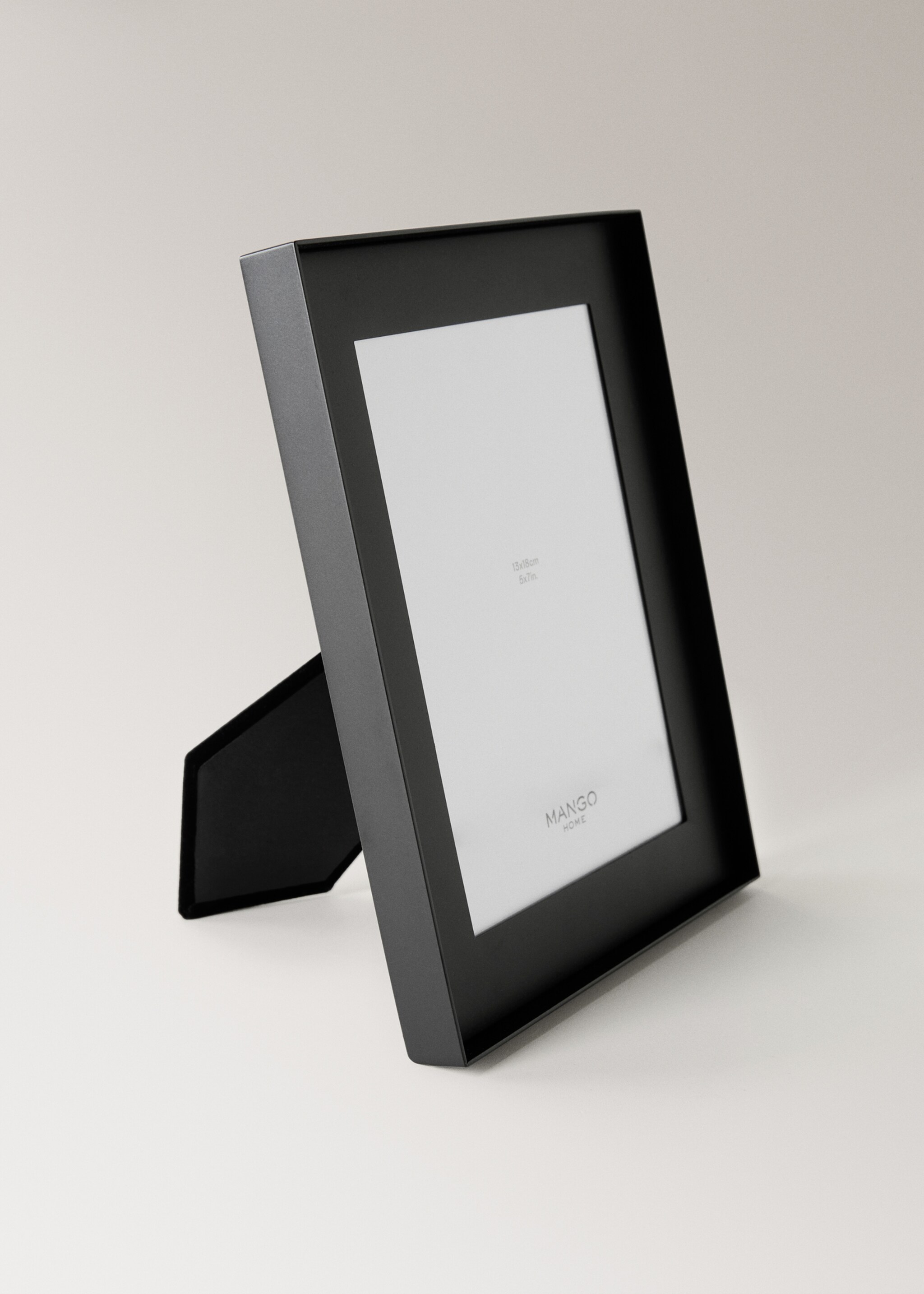 Large plain rectangular frame with base - Details of the article 1, Black. Ref: 17011539-00.
