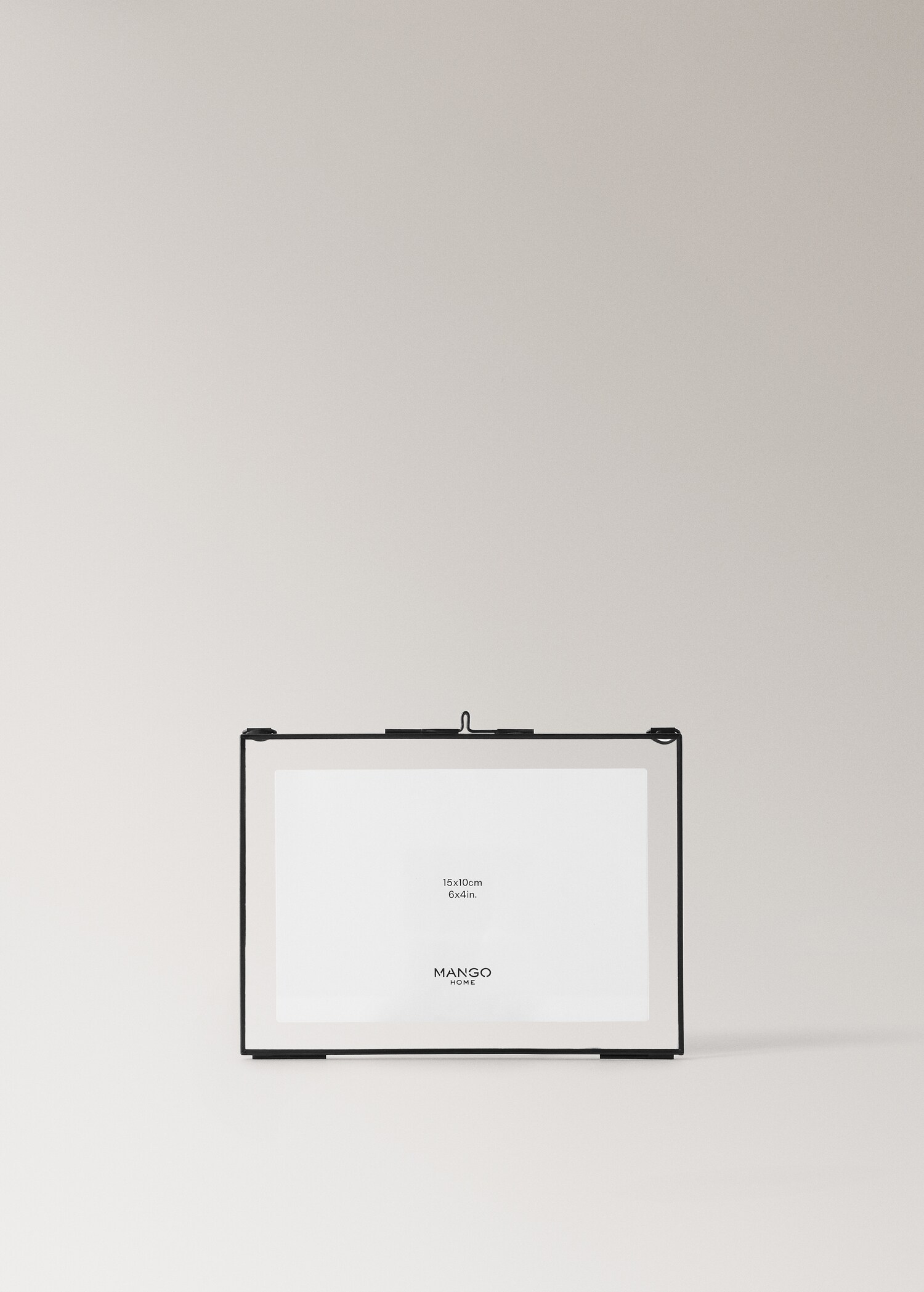 Rectangular frame with metal edge - Article without model