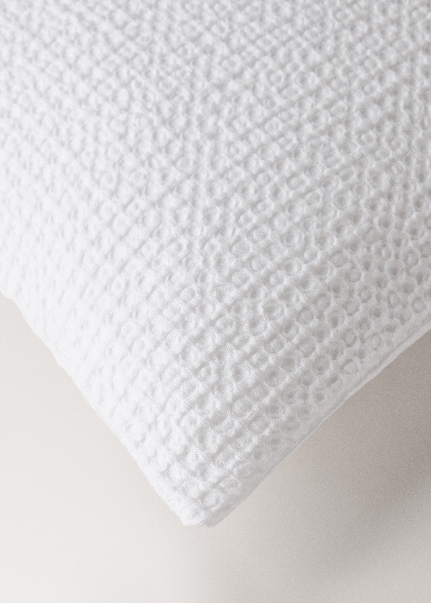 Bettbezug aus Baumwoll-Perkal in Waffel-Optik für 180/200 cm Bett - Detail des Artikels 3