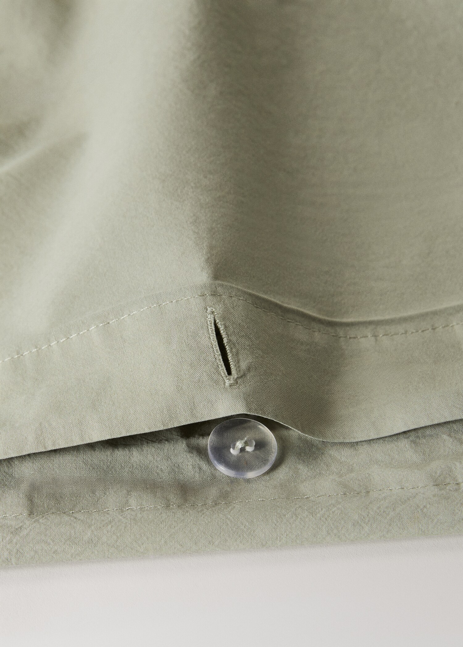Bettbezug aus Baumwoll-Perkal in Waffel-Optik für 180/200 cm Bett - Detail des Artikels 1