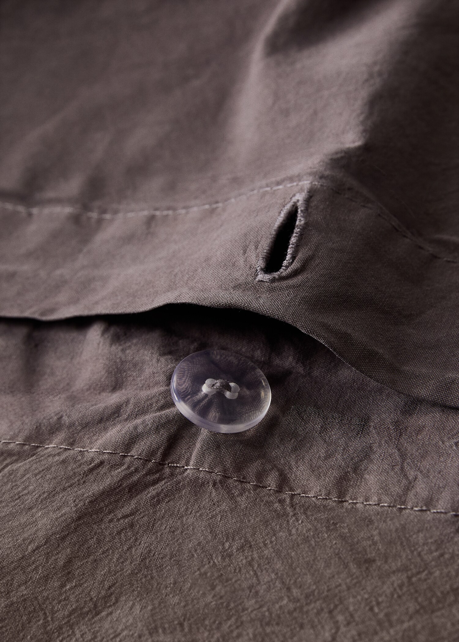 Bettbezug aus Baumwoll-Perkal in Waffel-Optik für 180/200 cm Bett - Detail des Artikels 1
