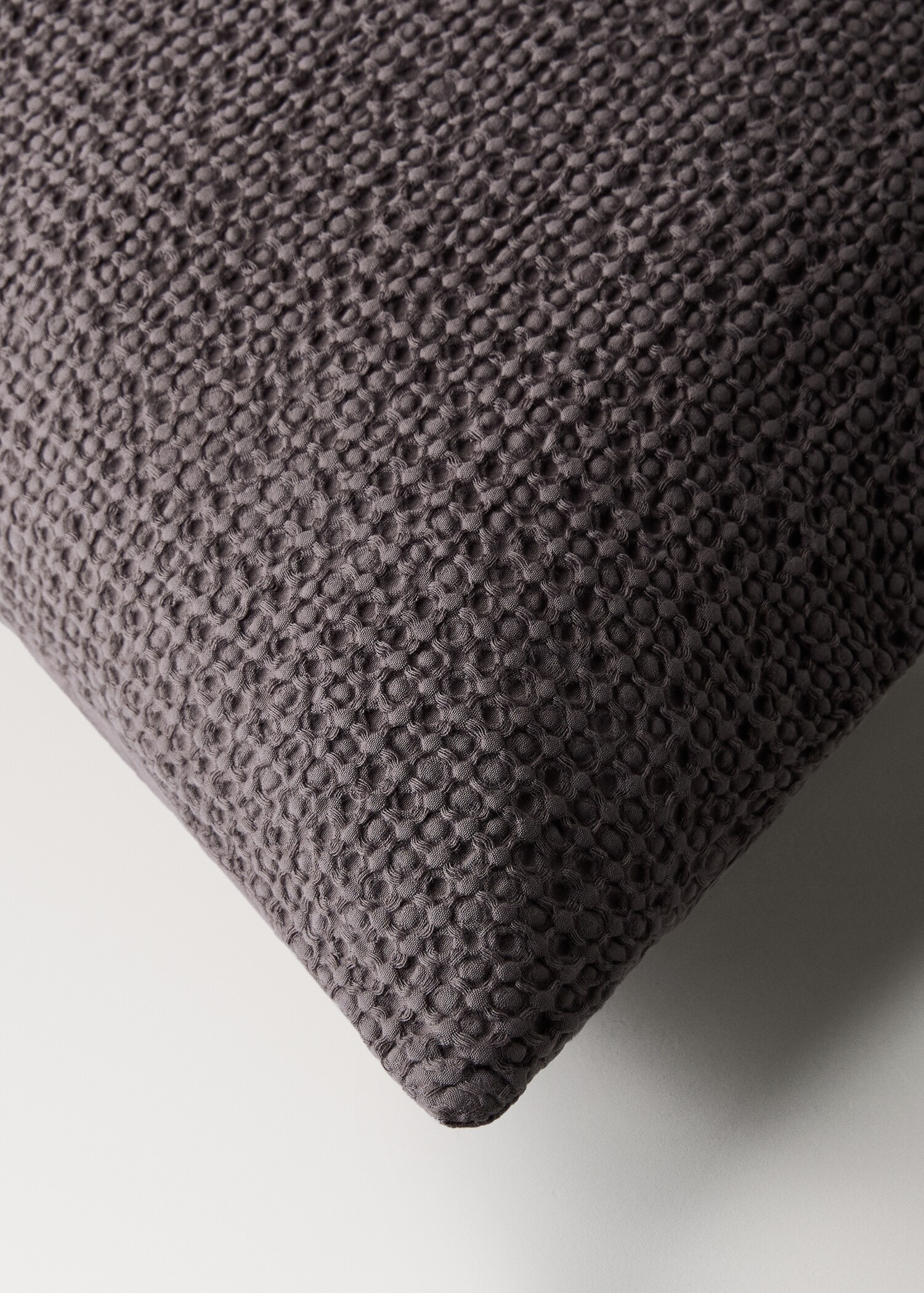 Bettbezug aus Baumwoll-Perkal in Waffel-Optik für 180/200 cm Bett - Detail des Artikels 3