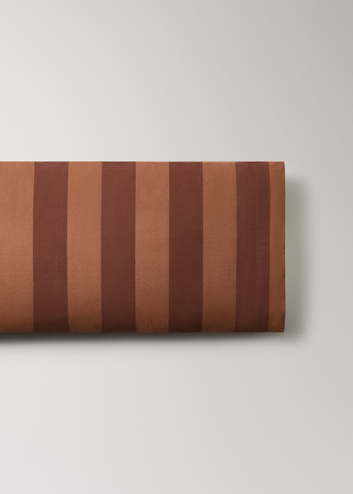 Percale cotton striped pillowcase 45x110cm - Article without model