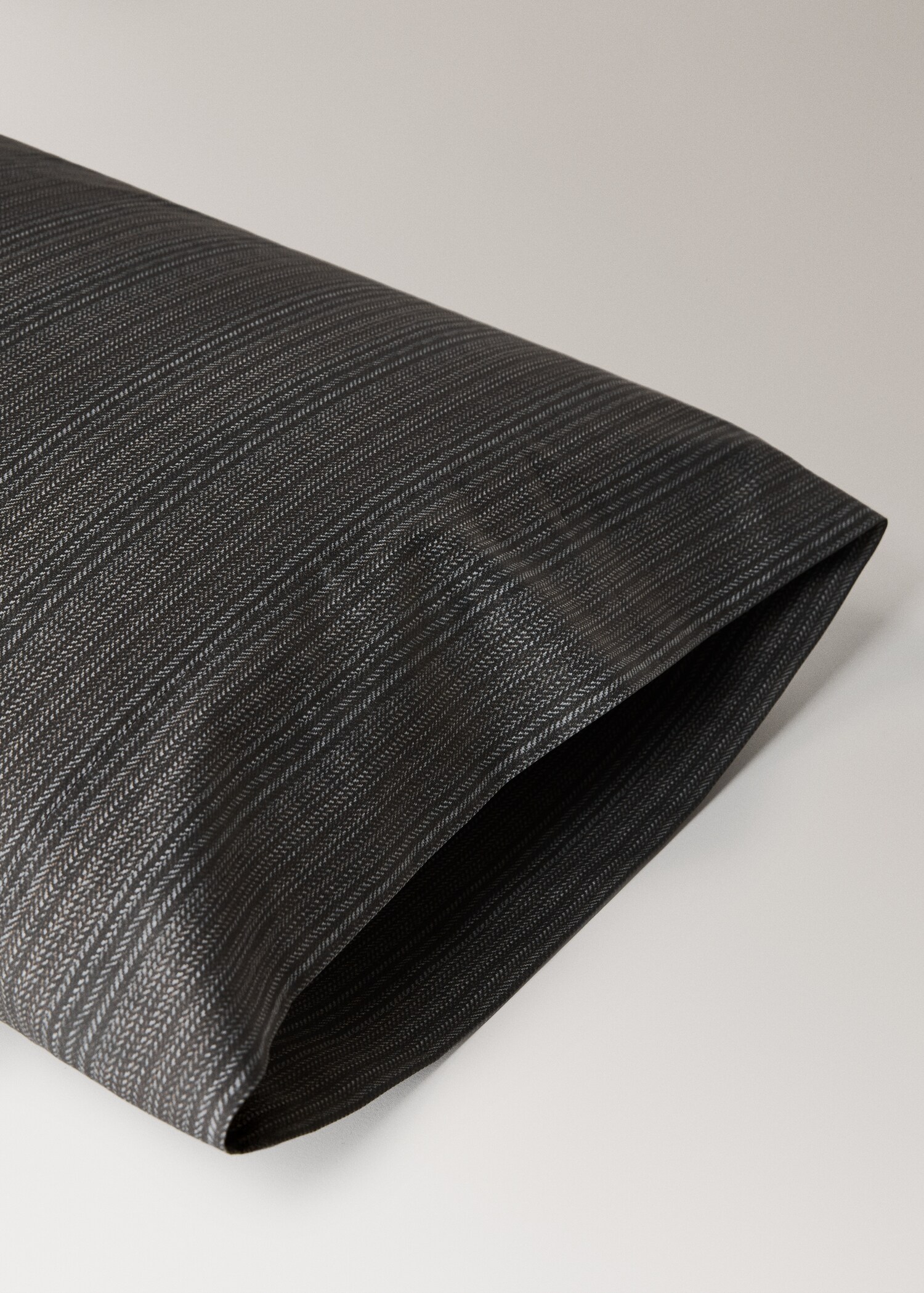 Tailored cotton percale pillow cover 45x110cm - Details of the article 1