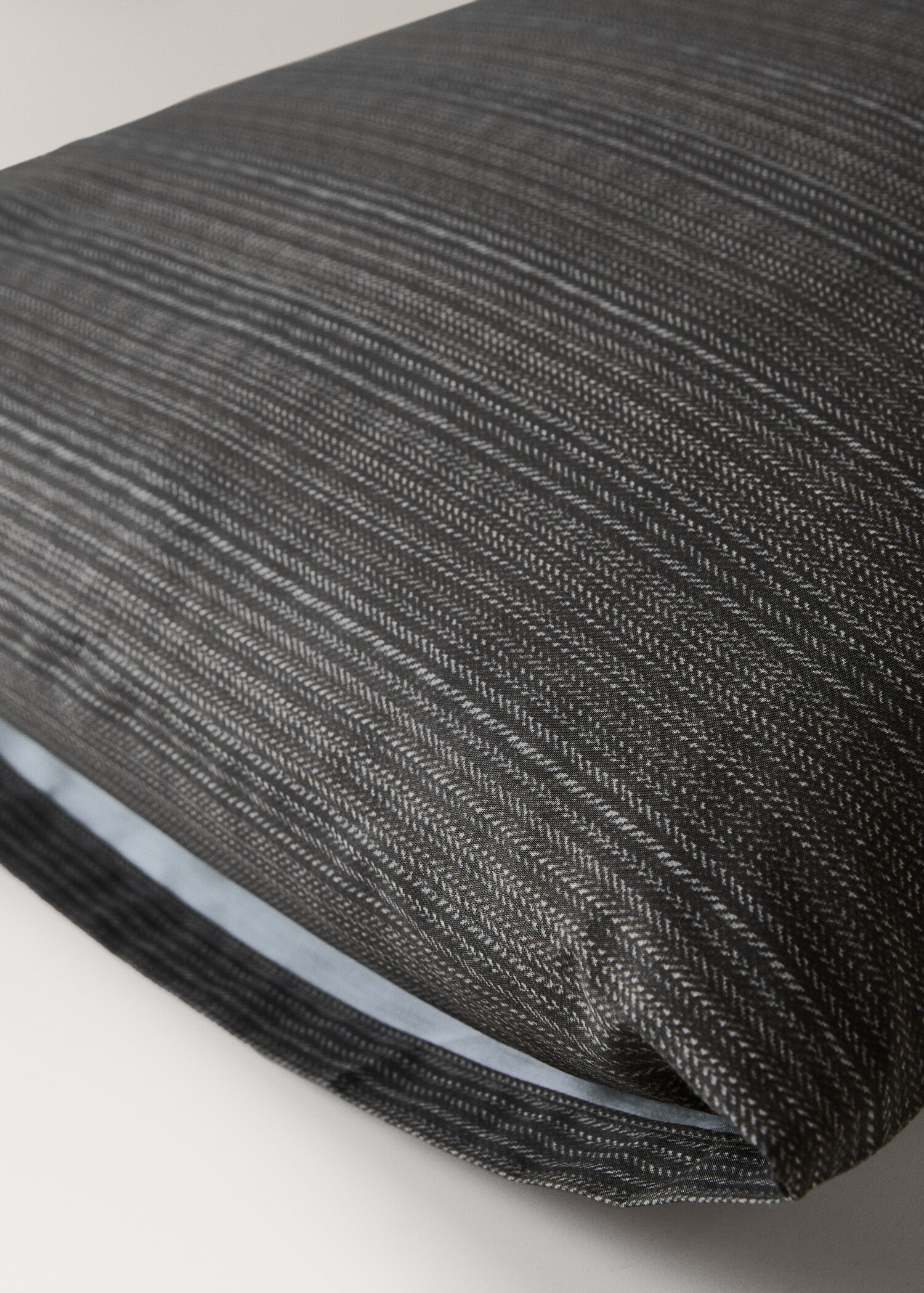 Two percale cotton tailored-print pillowcases 50x75cm - Details of the article 3