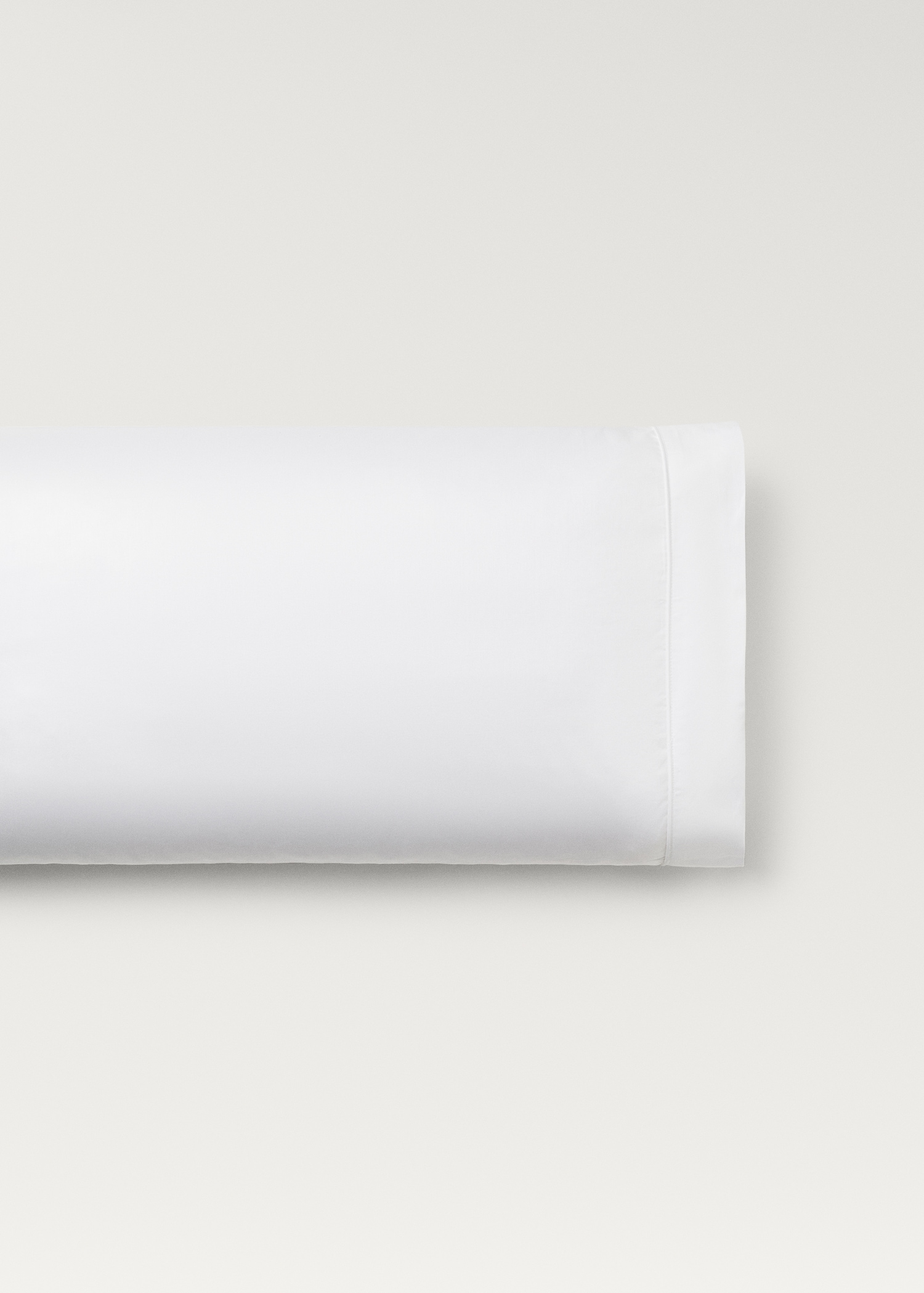 600-thread count satin cotton pillowcase 45x110 cm - Article without model