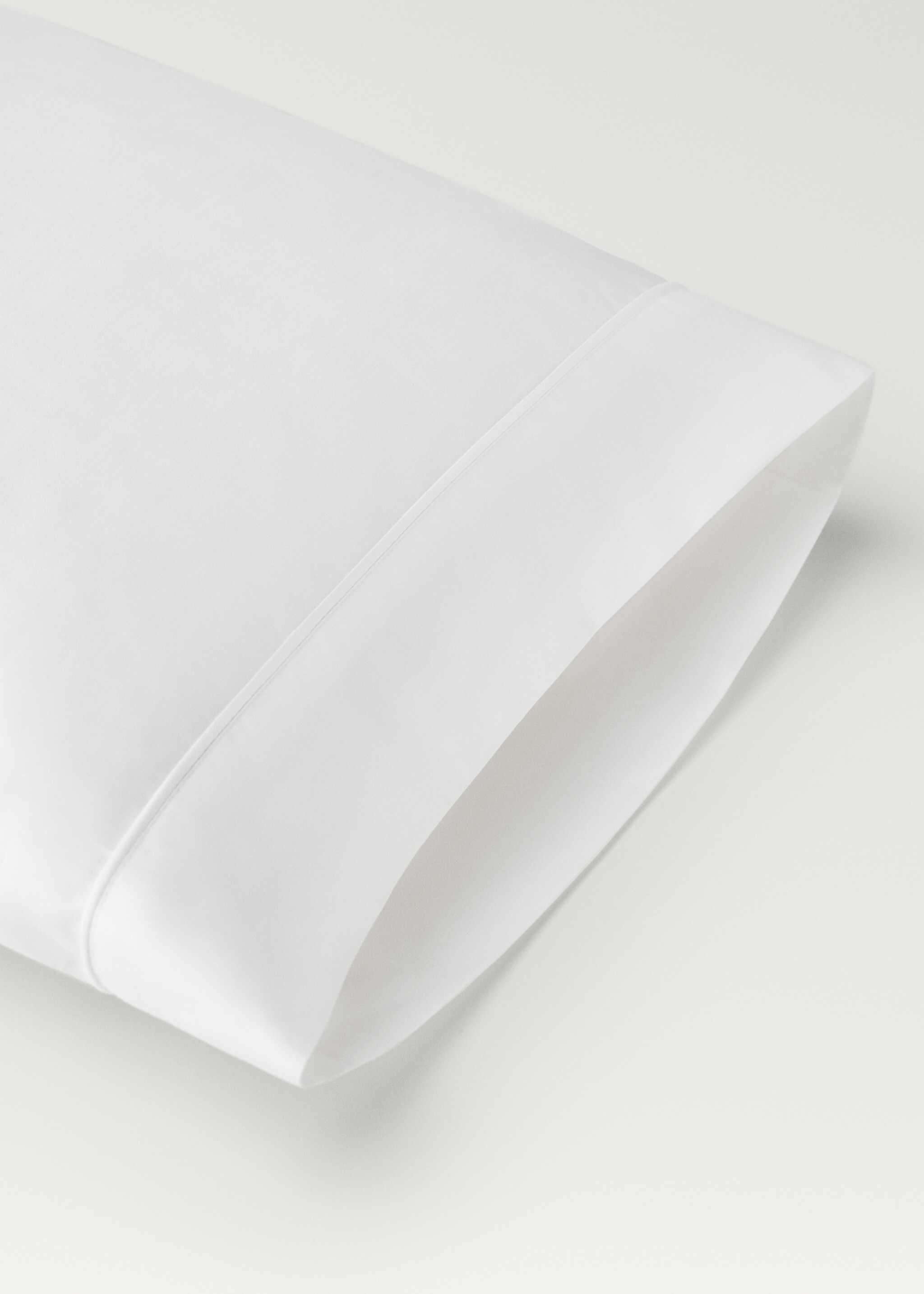 600-thread count satin cotton pillowcase 45x110 cm - Details of the article 2