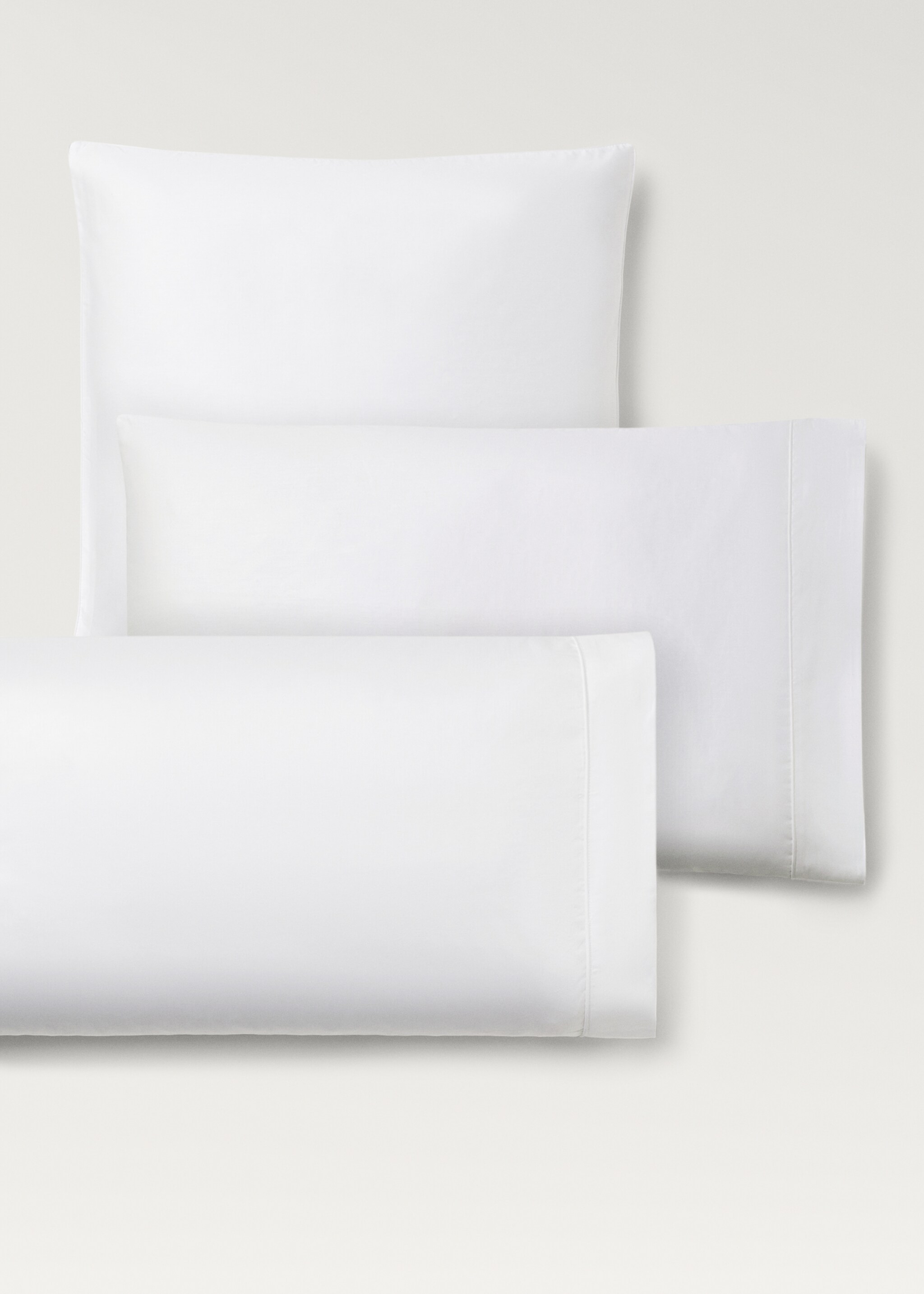 600-thread count satin cotton pillowcase 45x110 cm - Details of the article 4