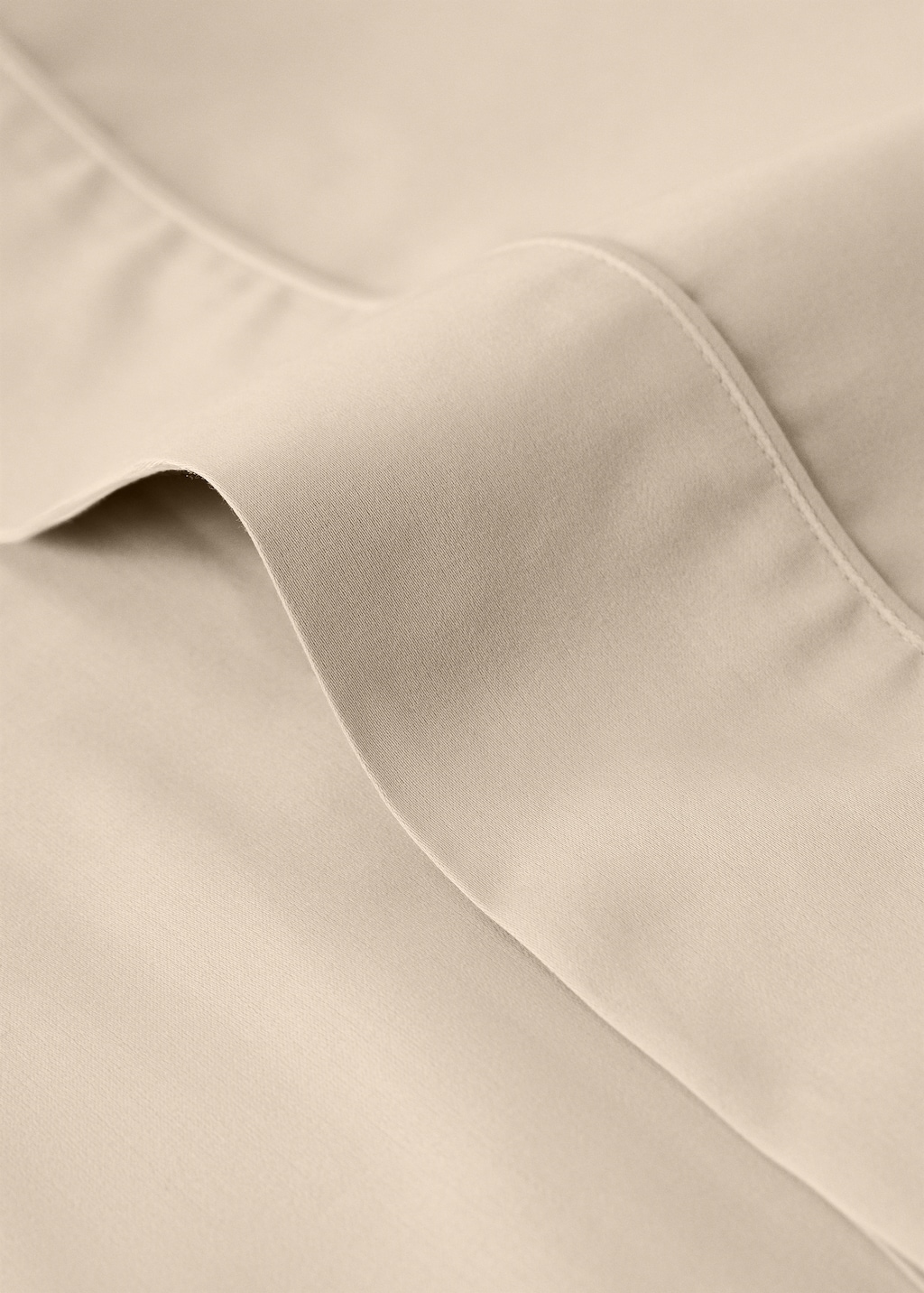600-thread count satin cotton pillowcase 45x110 cm