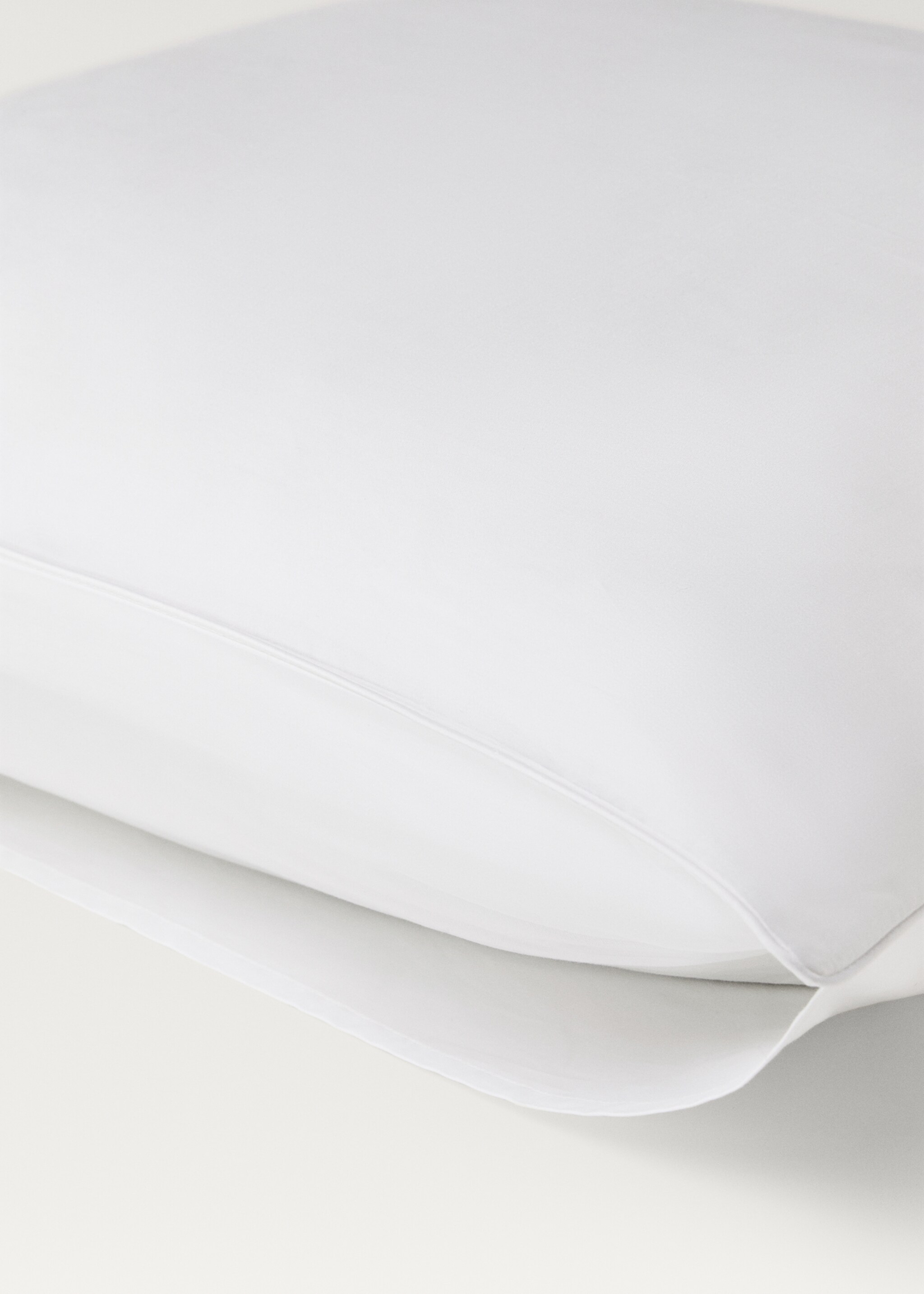 Deux taies d’oreiller coton satin 600 fils 60x60 cm - Détail de l'article 3