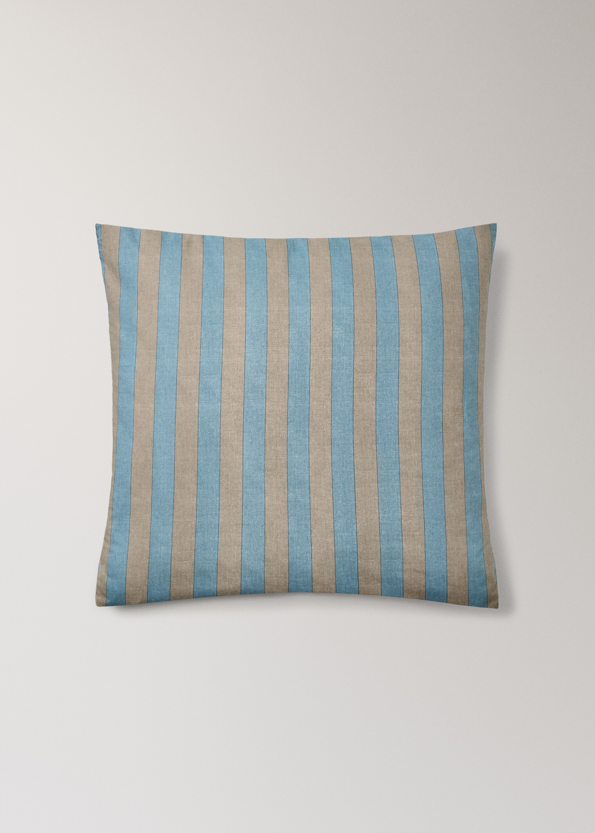 Children's Kodak-striped pillowcase 60x60 cm - Article without model, Blue. Ref: 17011603-00.