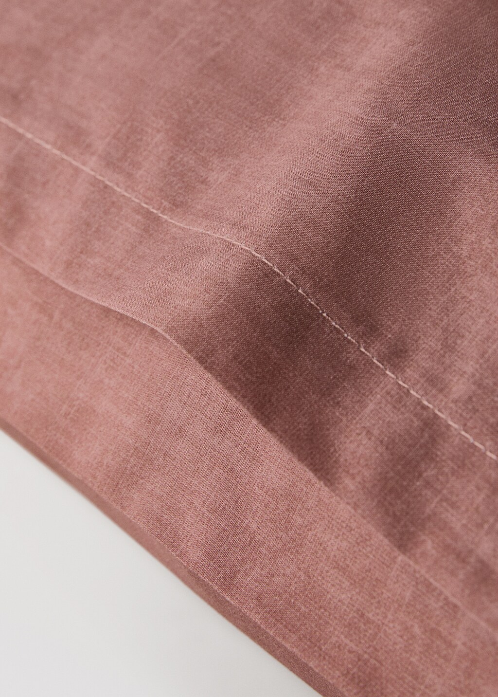 Percale cotton floral-print pillowcase 50x75 cm