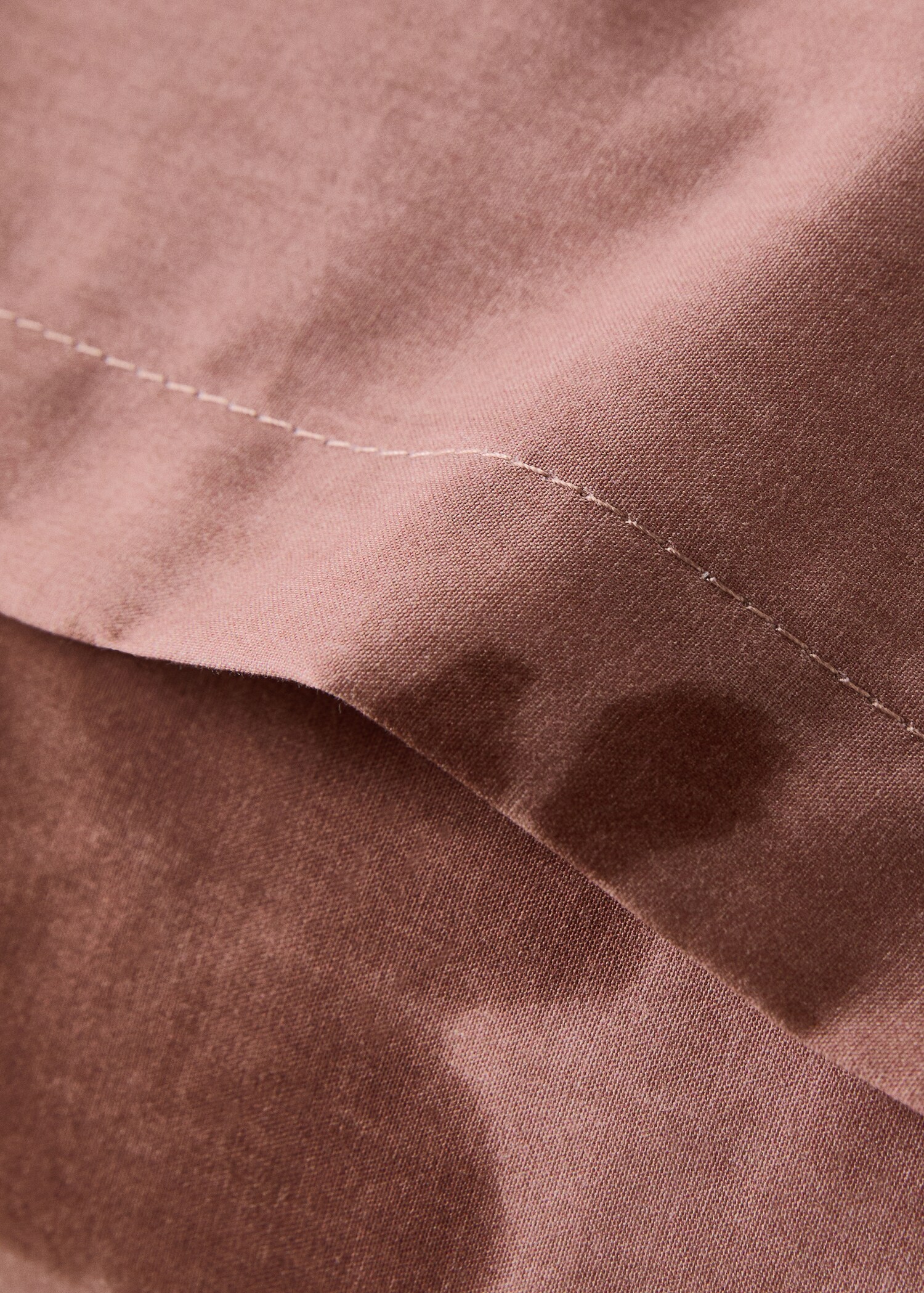 Percale cotton pillowcase, 200 thread count, blurred flower design, 50x75 cm - Details of the article 3