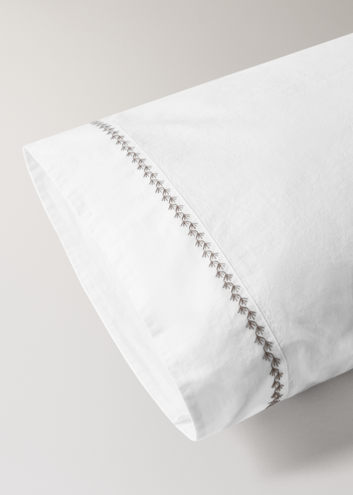 Children's pillow case 200 thread count cotton percale 45x110cm - Details of the article 1