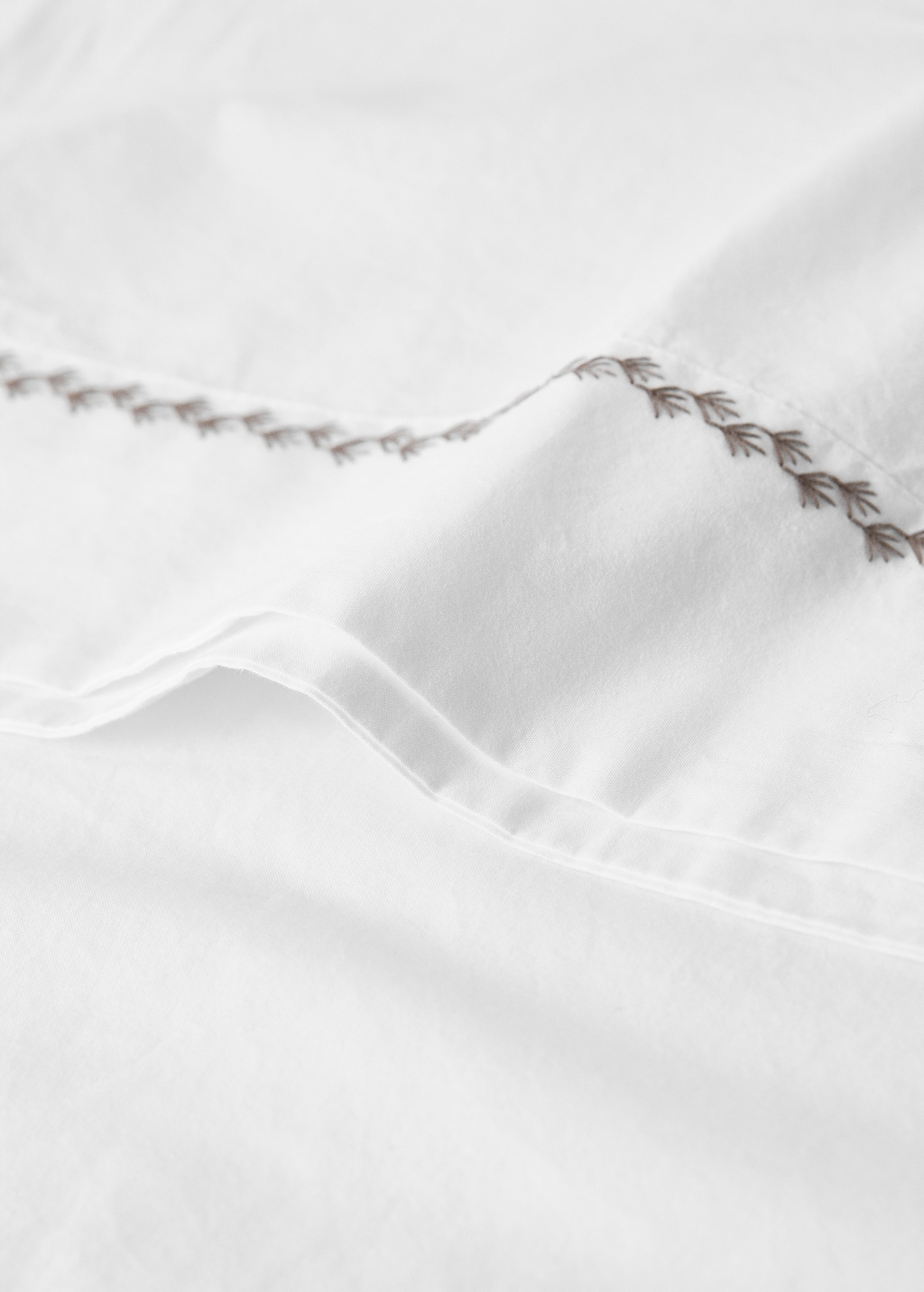 200-thread count percale cotton children's pillowcase 45x110cm