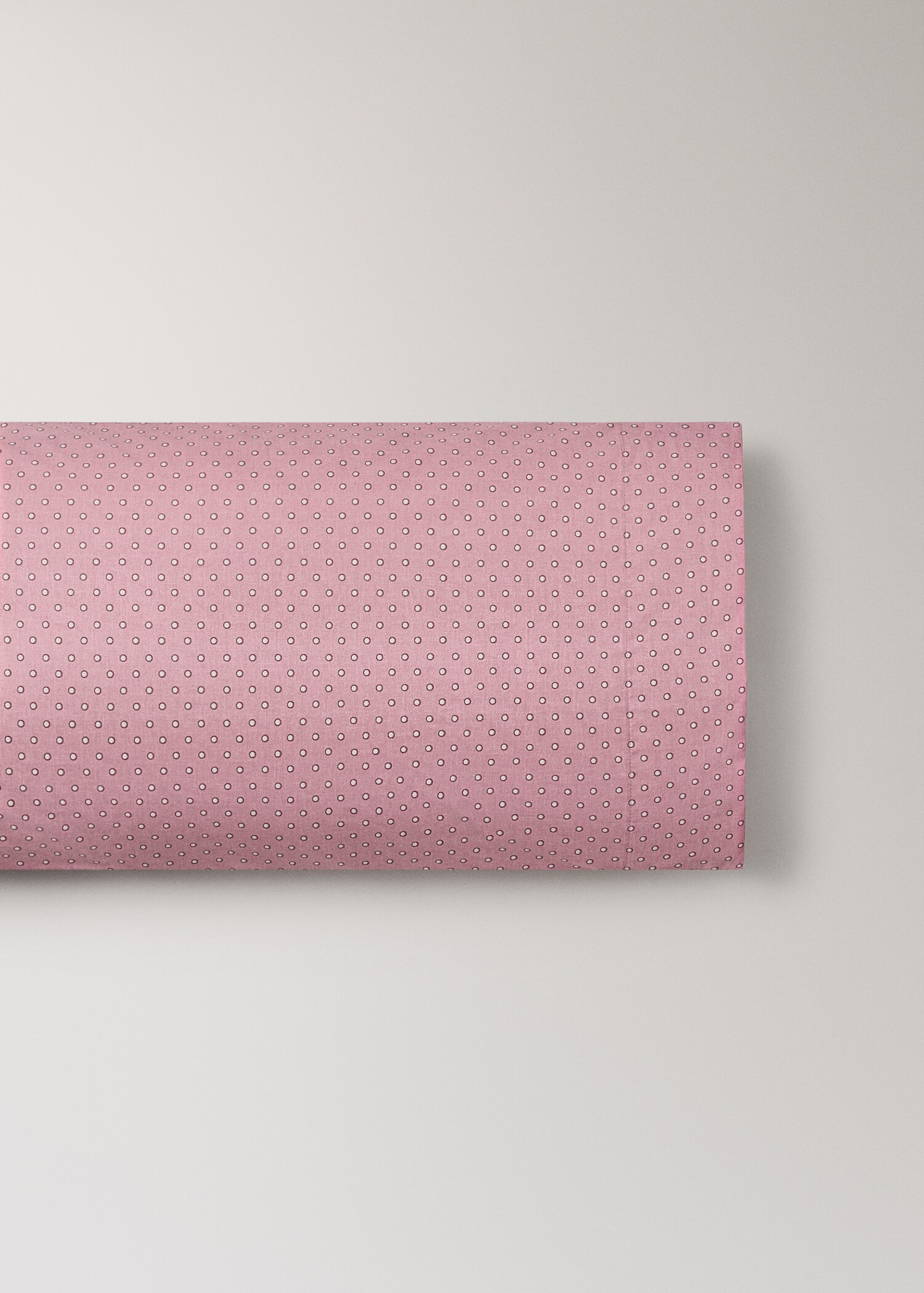 Reversible cotton polka dot children's pillowcase 45x110 cm - Article without model