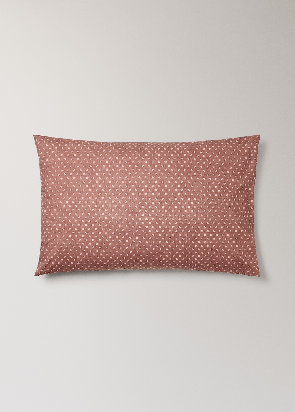 Children's cotton polka-dot pillowcase 50x75 cm
