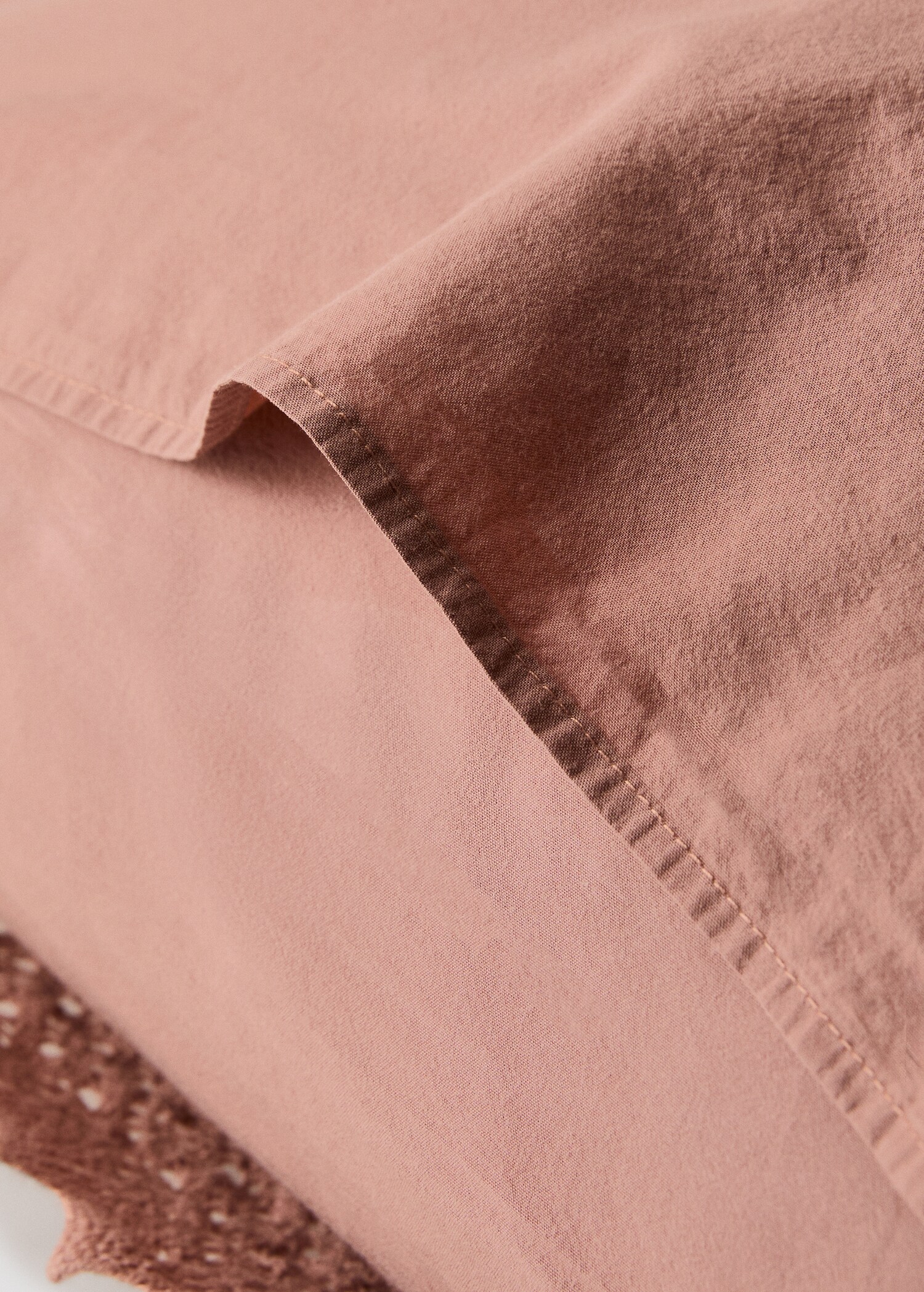 Two lace washed cotton pillow cases 50x75cm - Детальніше про товар 2