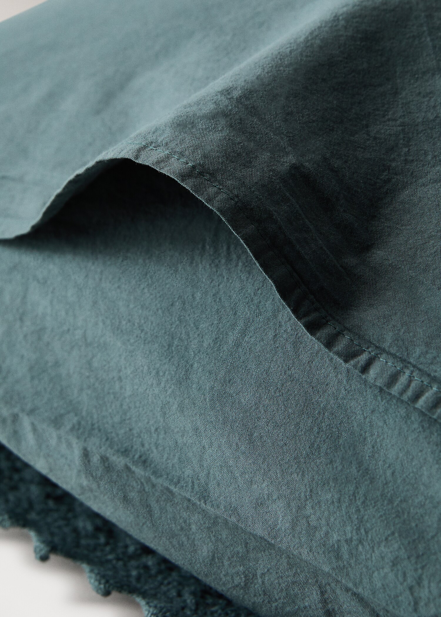 Two lace washed cotton pillow cases 50x75cm - Details of the article 2