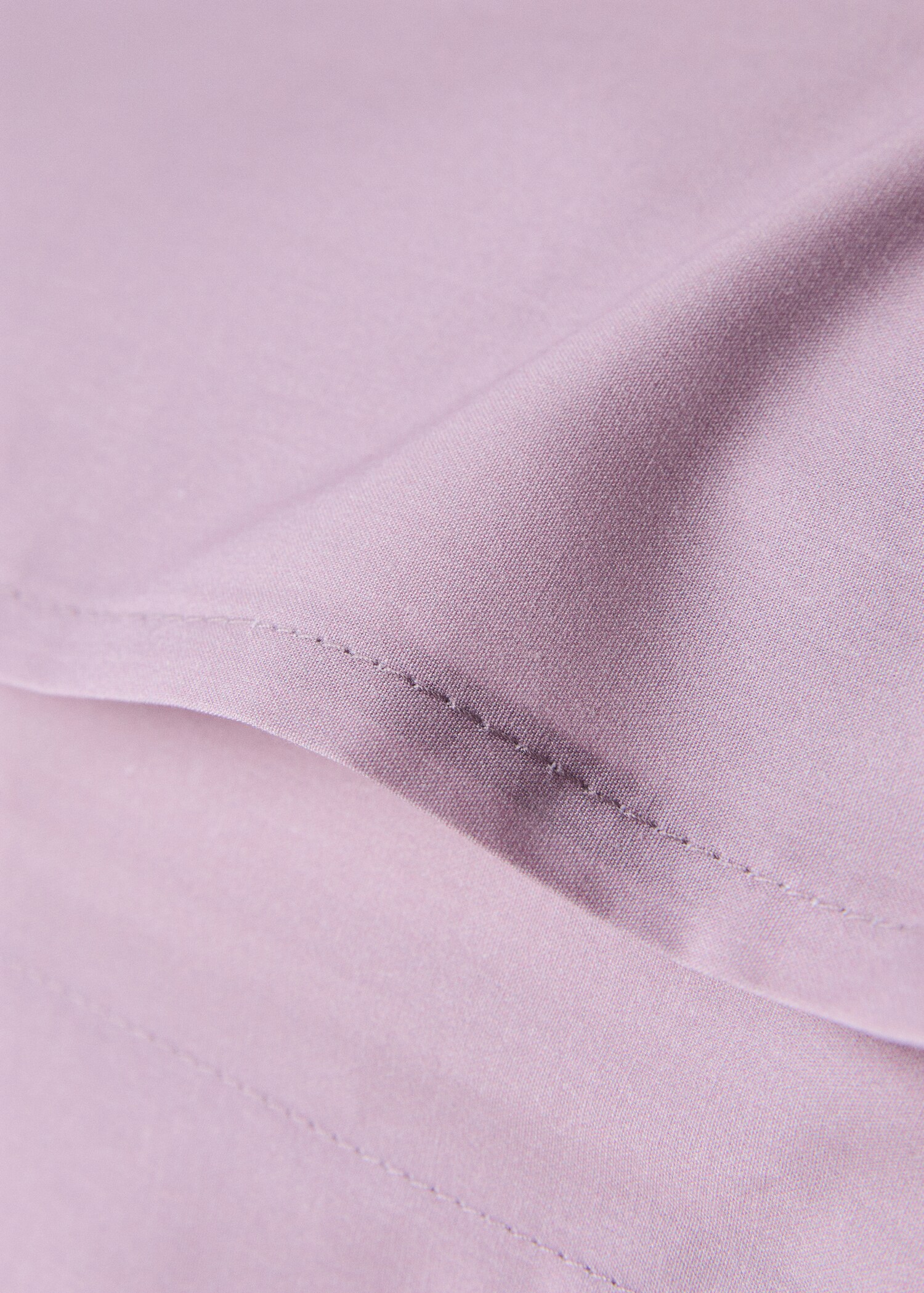 Housse de coussin en coton percale imprimé fleur aquarelle 60x60 cm - Détail de l'article 2