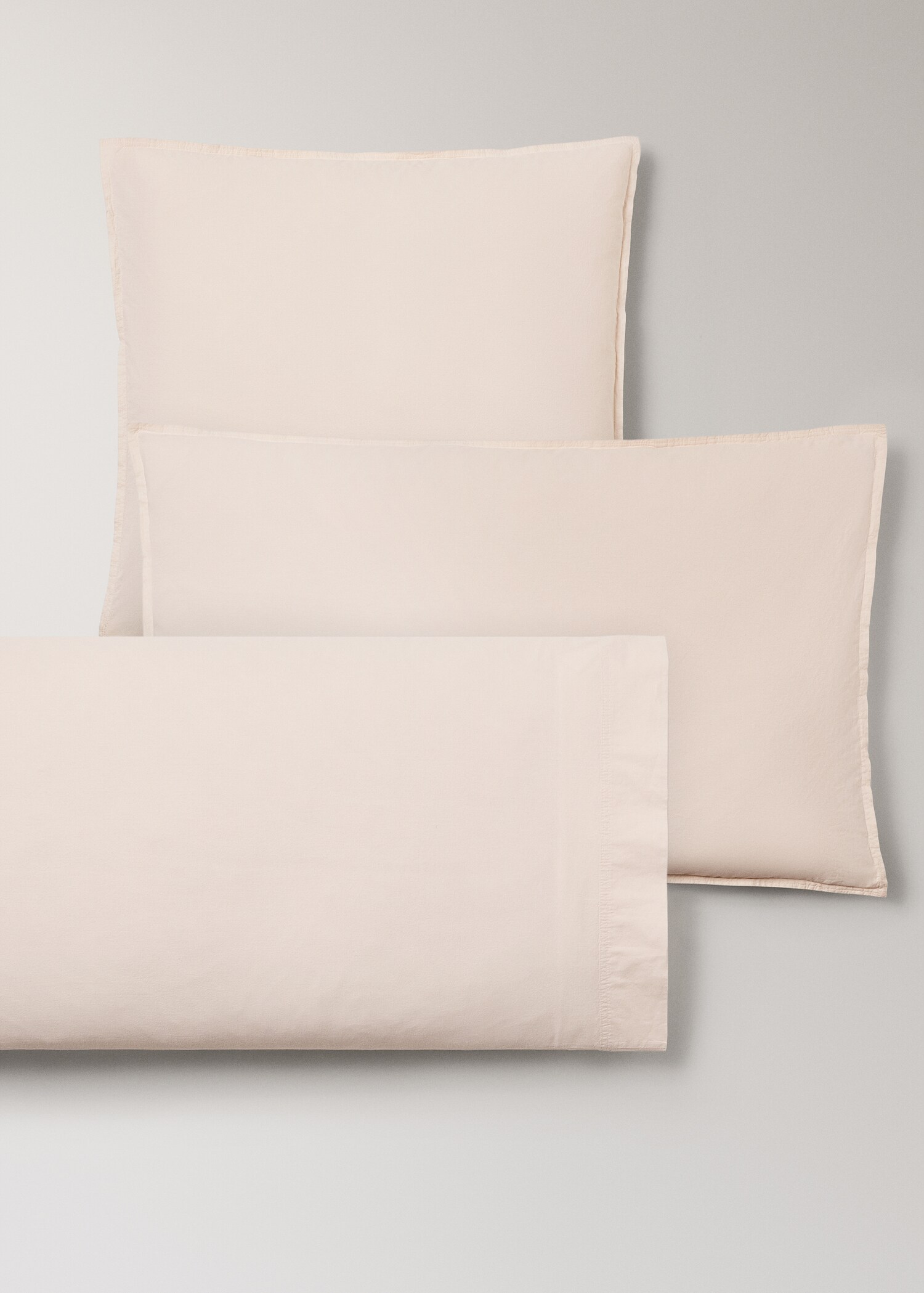Children's washed cotton double-stitched pillowcase 45x110 cm - Details of the article 3