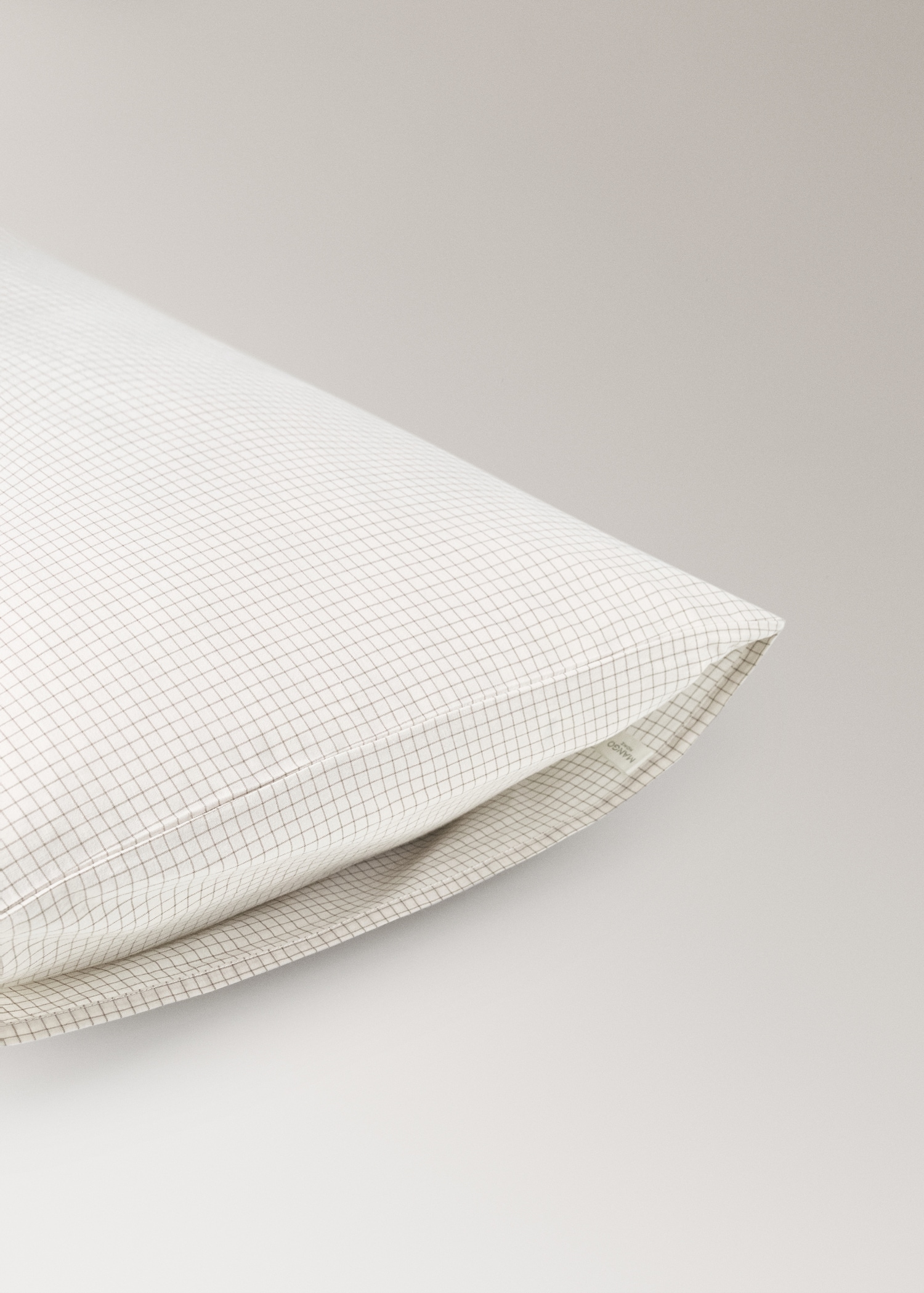 Örngott i bomull för barnkudde, med minirutmönster, 45 x 110 cm - Detaljer om artikeln 1