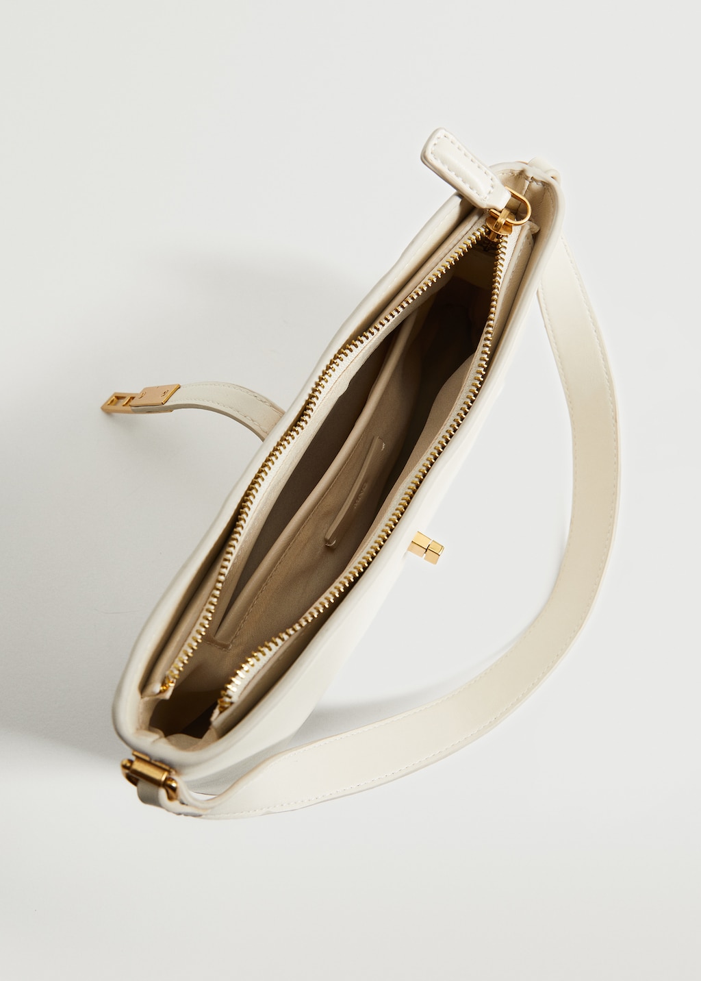Mango baguette bag deals