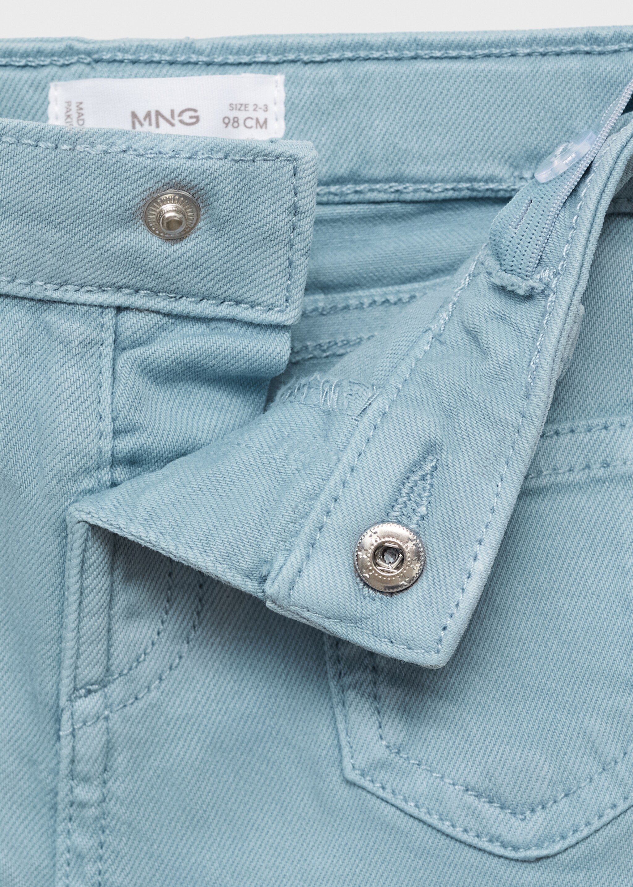Frayed low-rise skinny jeans - Details of the article 8