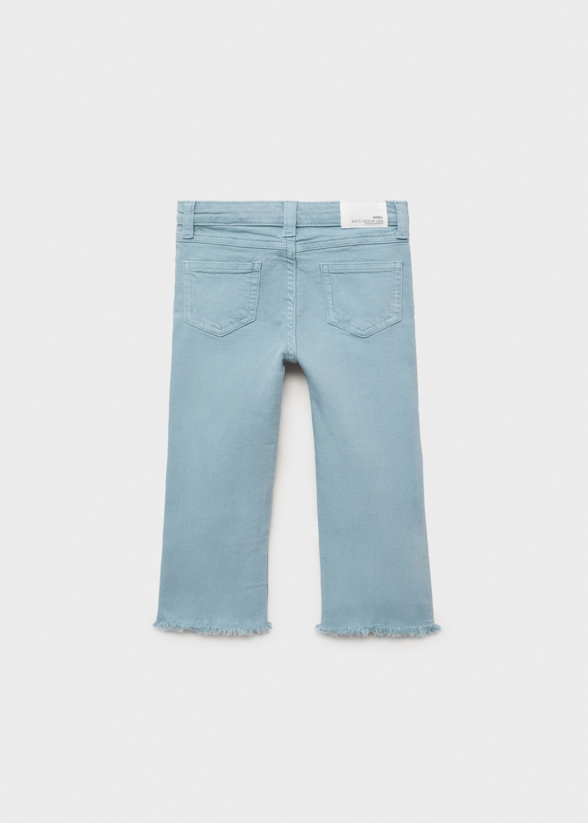 Frayed low-rise skinny jeans - Reverse of the article