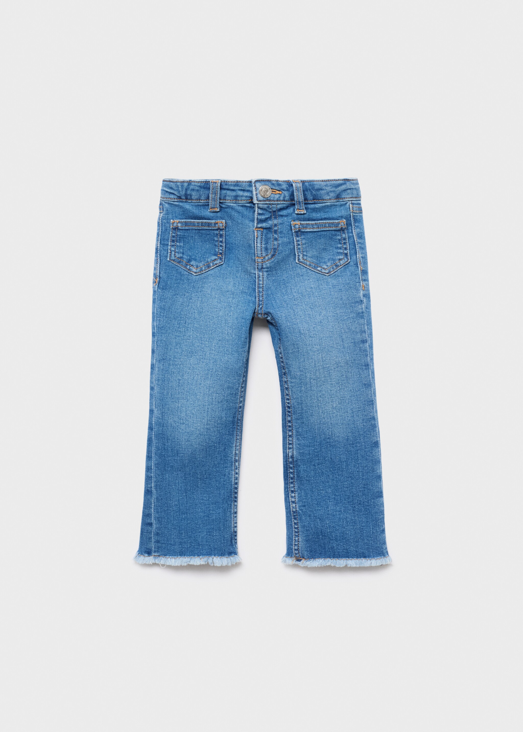 Frayed low-rise skinny jeans - Article without model