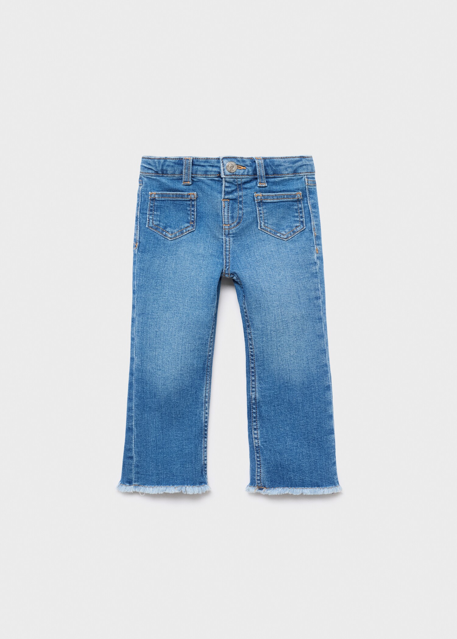 Frayed low-rise skinny jeans - Article without model
