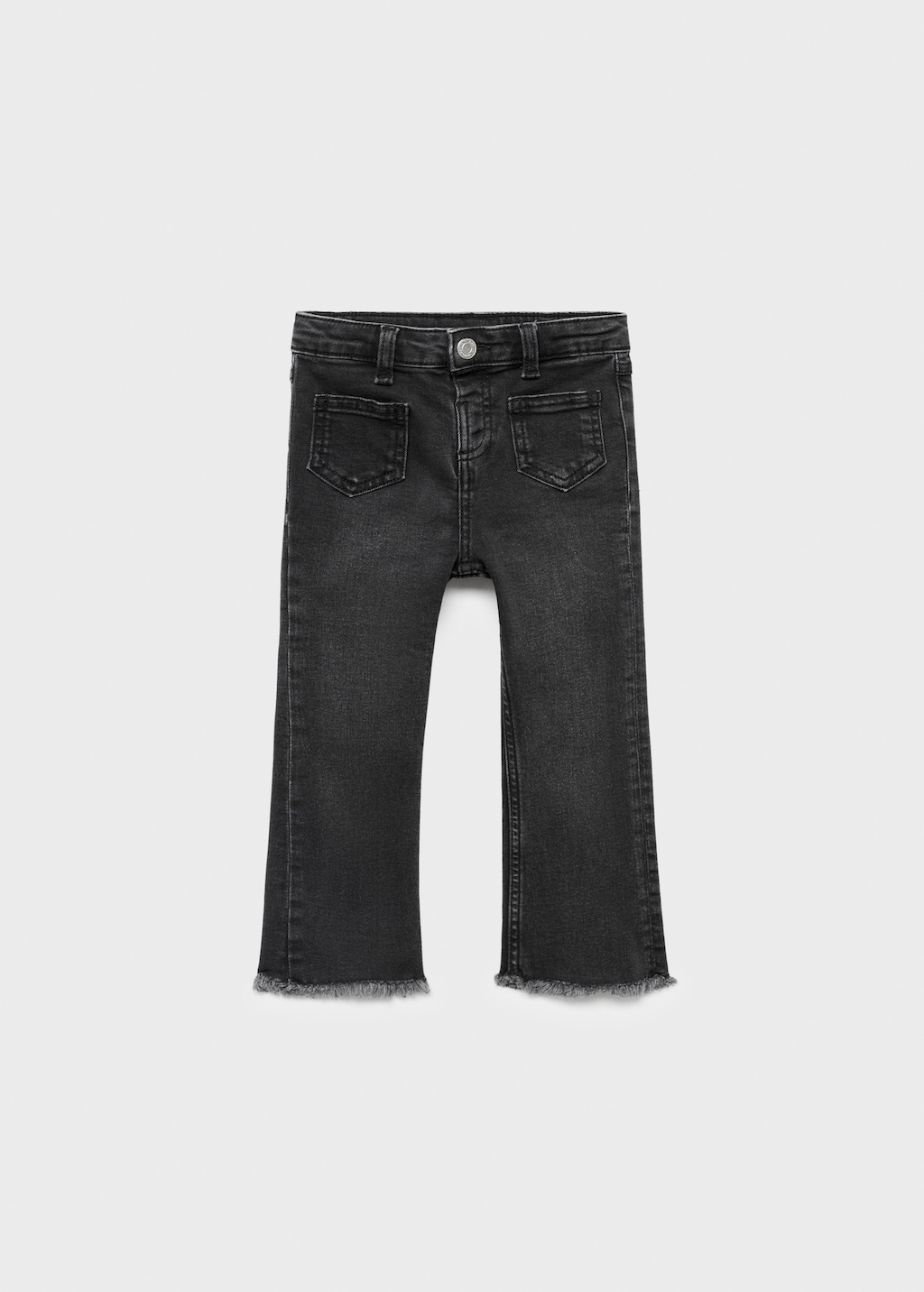 Frayed low-rise skinny jeans