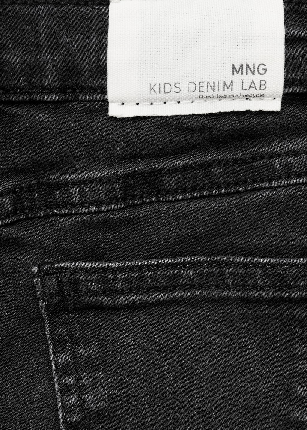 Frayed low-rise skinny jeans