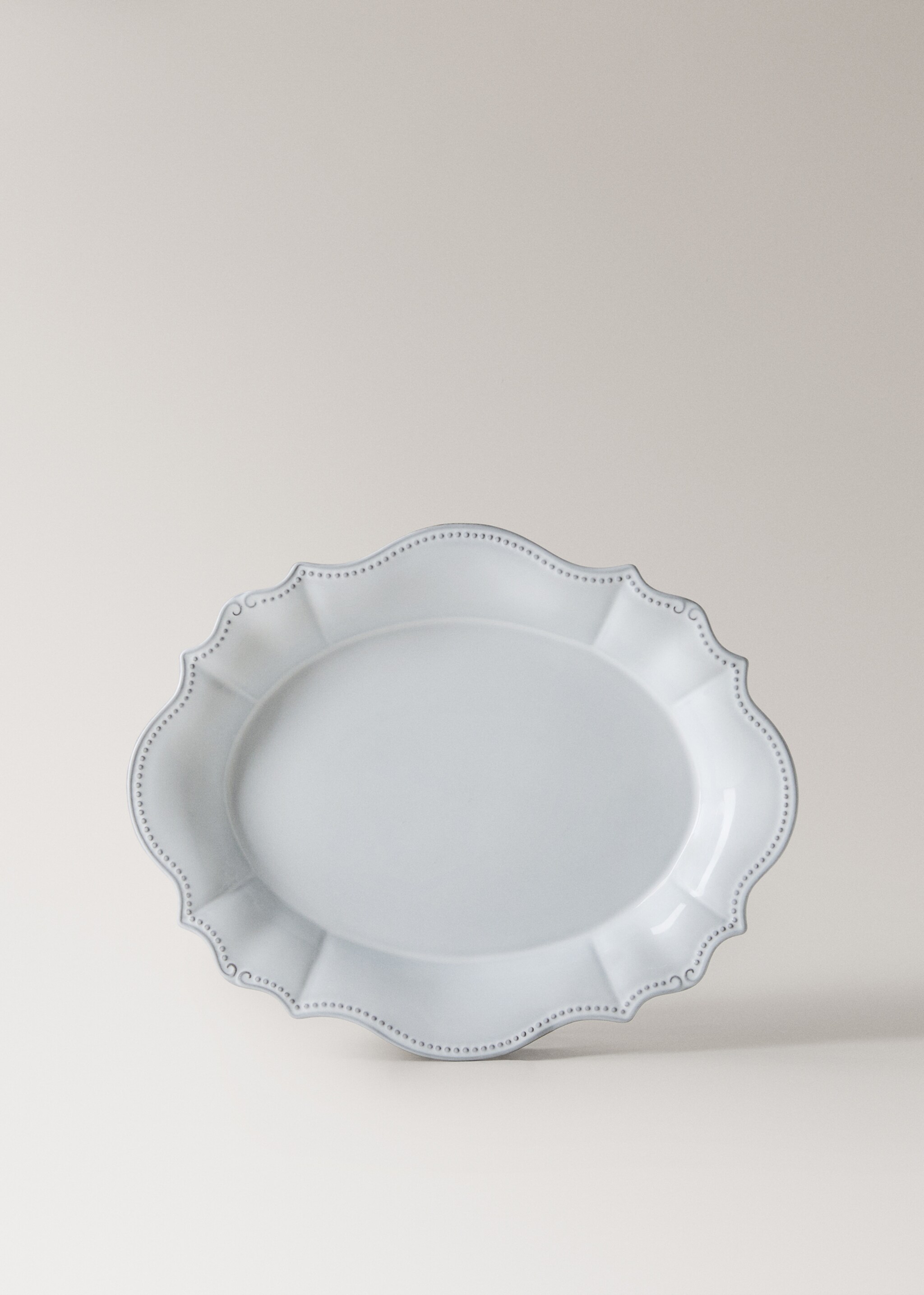 Plat clay - Article sans modèle, Gris clair/pastel. Ref: 17012037-00.
