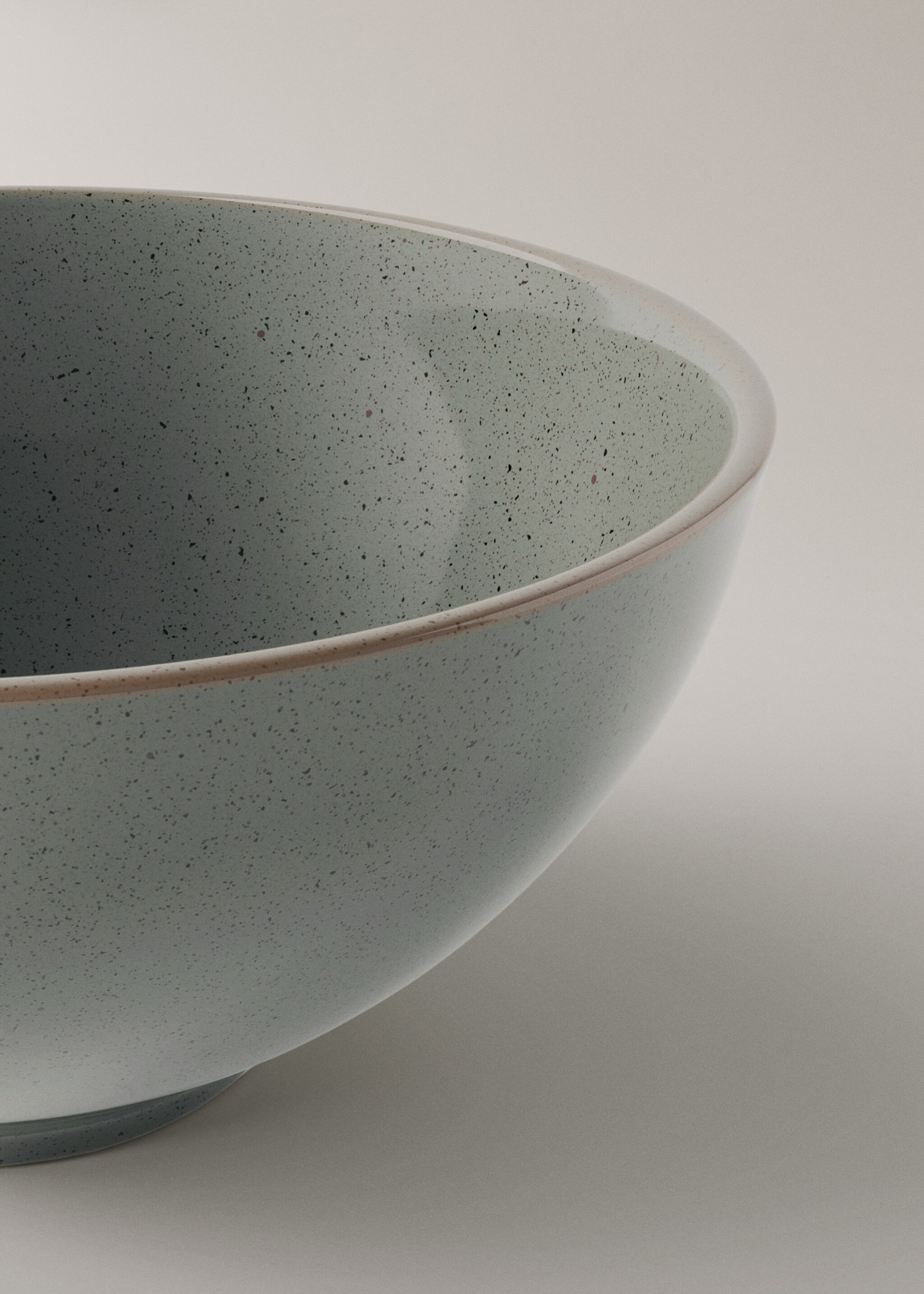 Stoneware serving dish with spots - Details of the article 1, Dark Grey. Ref: 17012042-00.