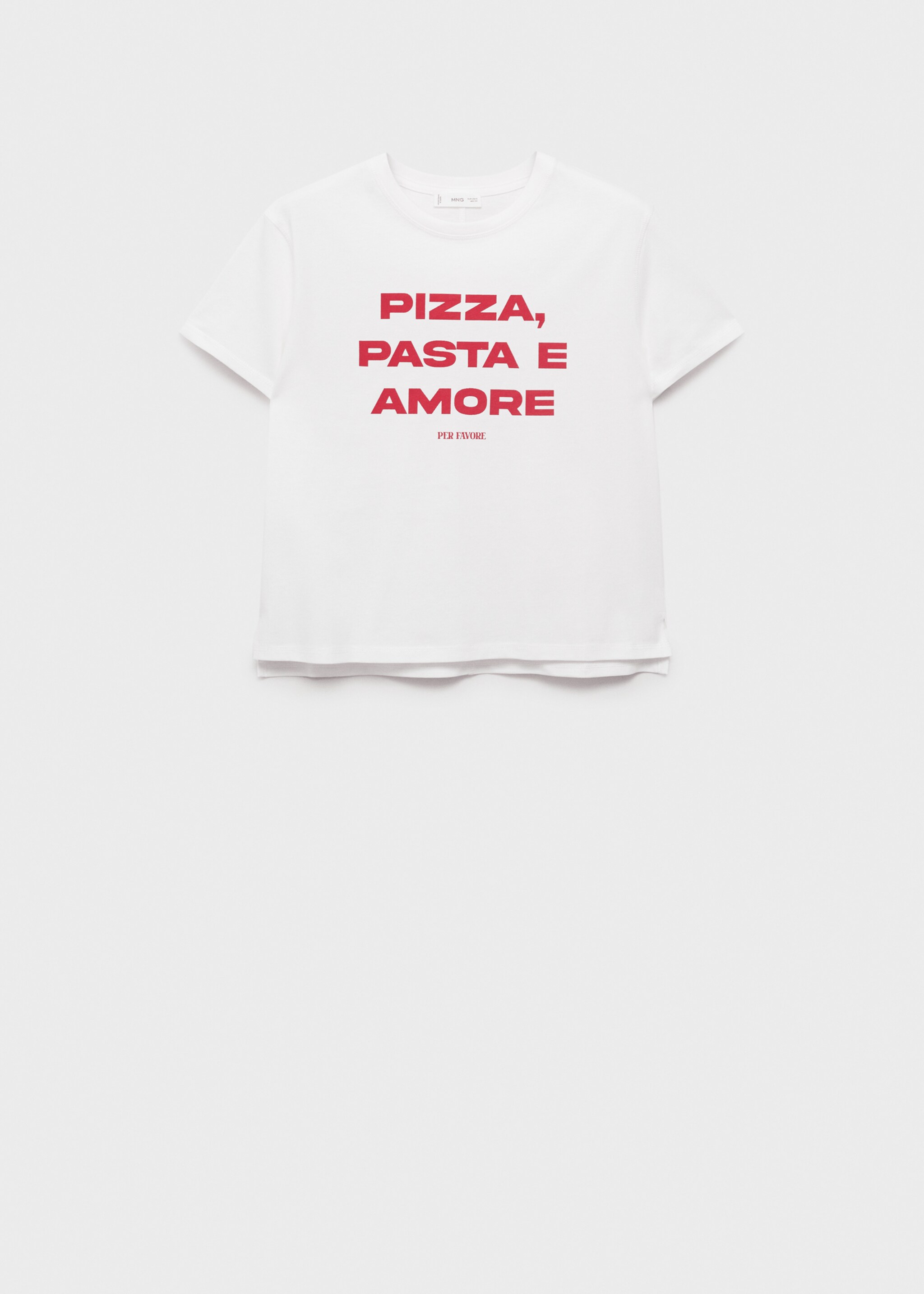 T-shirt estampada de manda curta - Artigo sem modelo