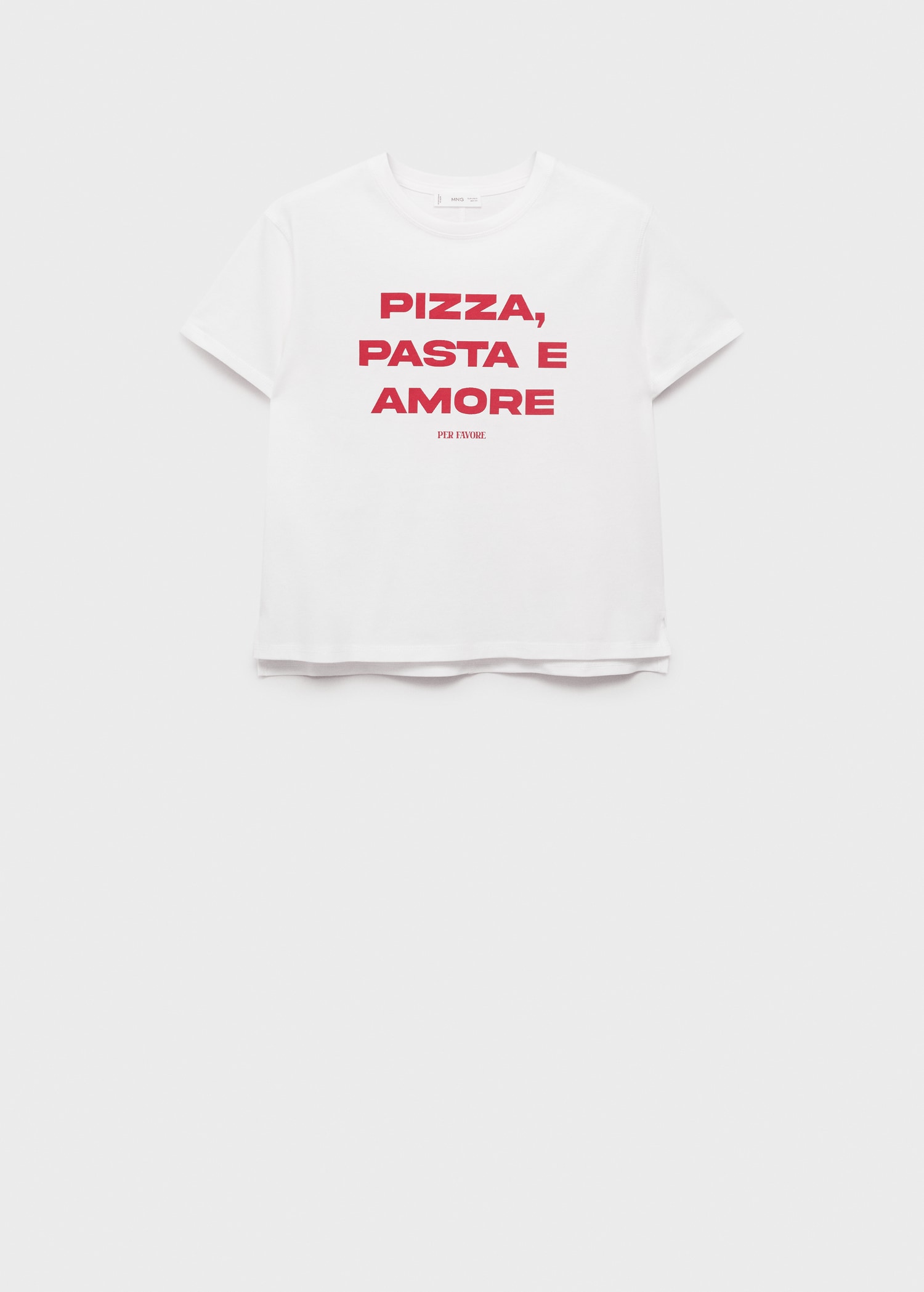 T-shirt estampada de manda curta - Artigo sem modelo