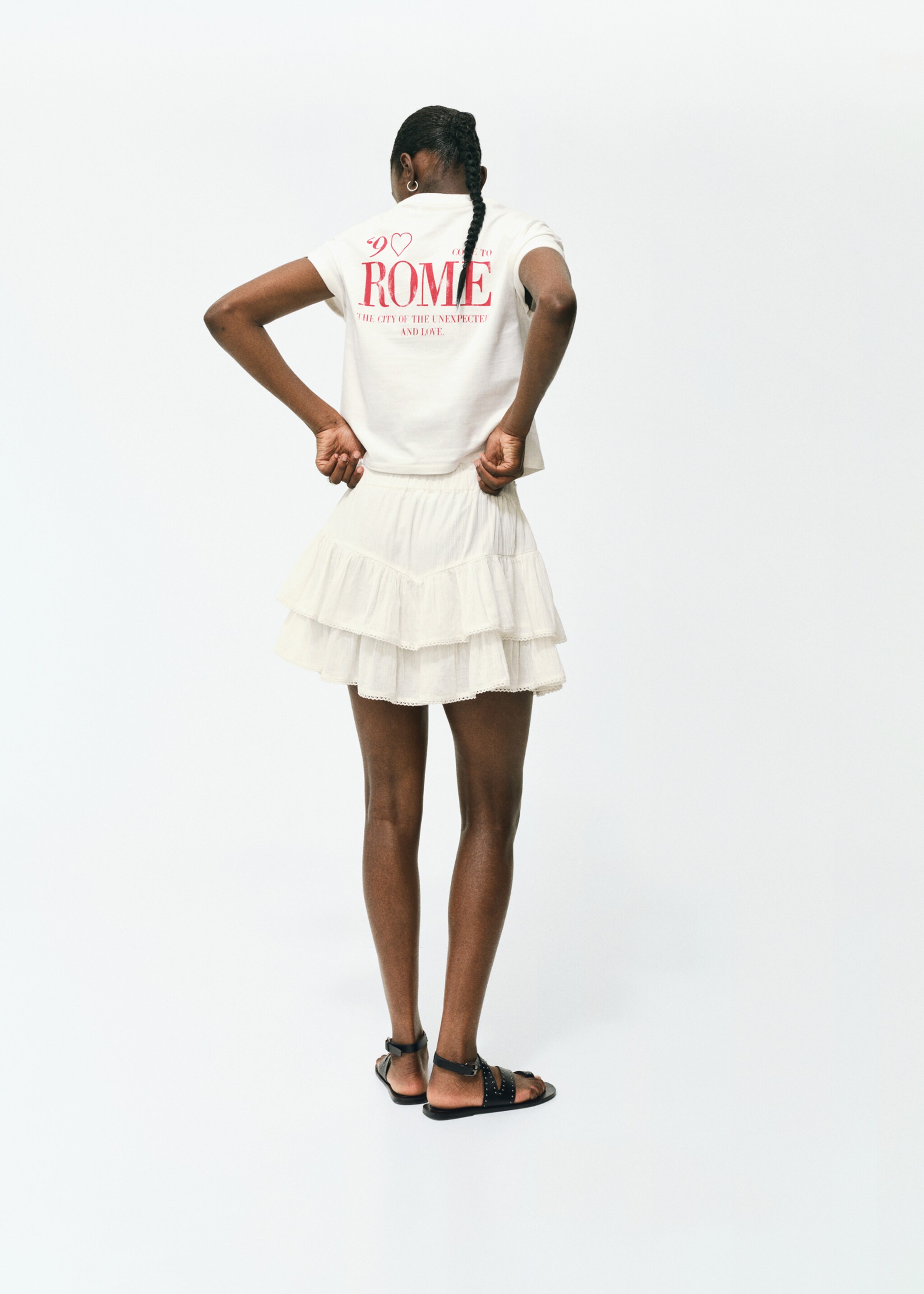Short-sleeved printed t-shirt - Details of the article 2