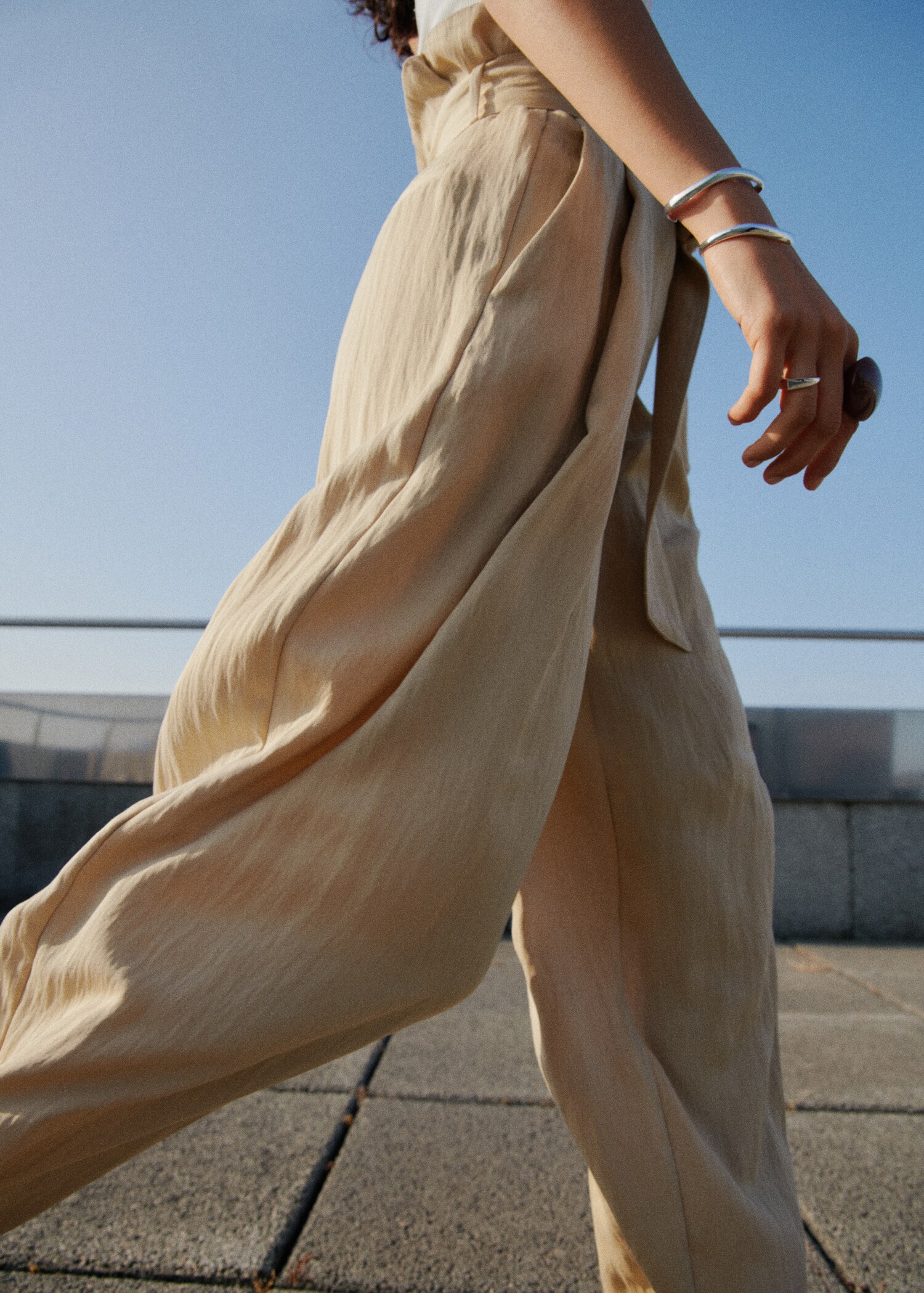Paperbag-Hose aus Lyocell - Detail des Artikels 7