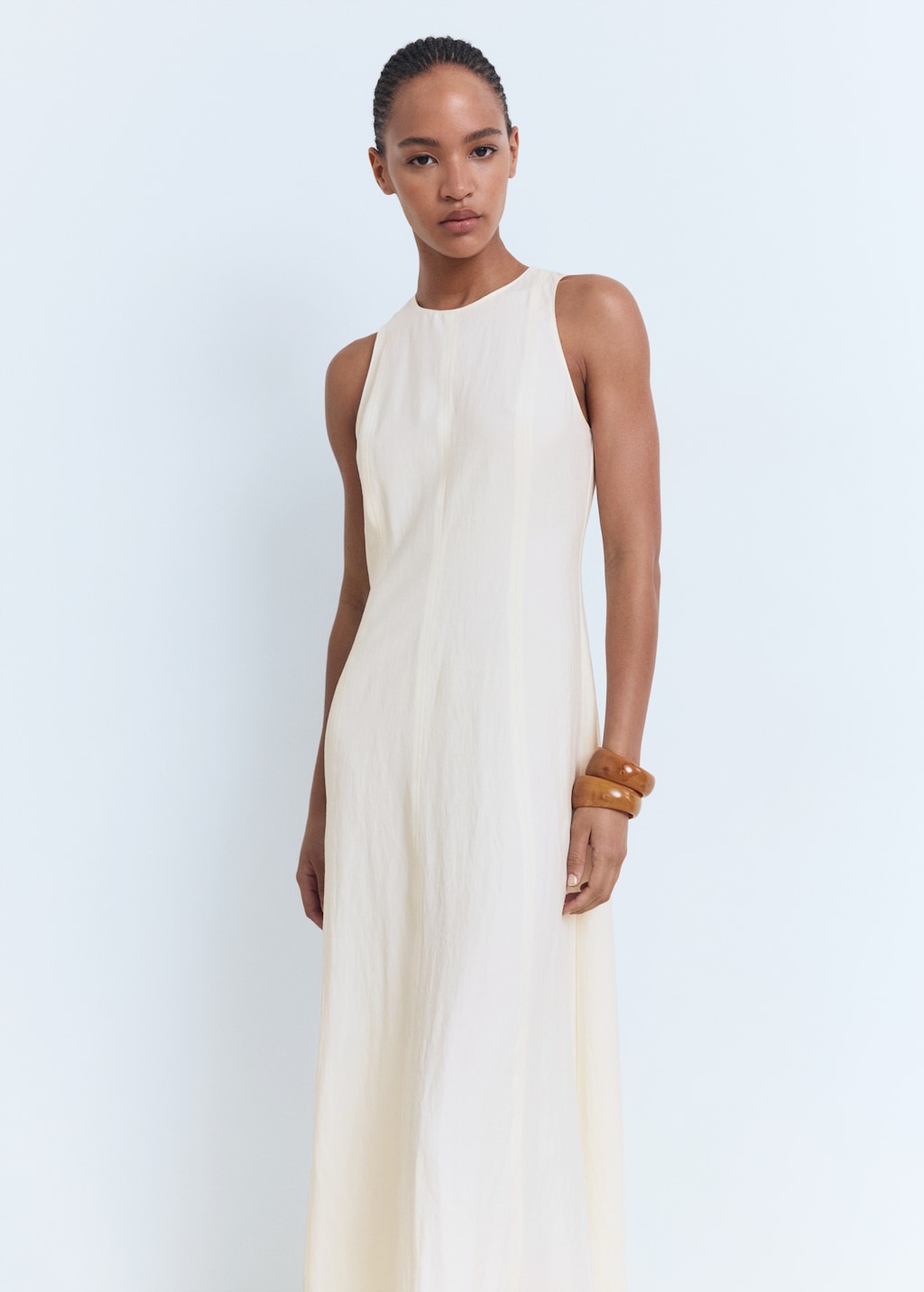 Vestido midi evasé