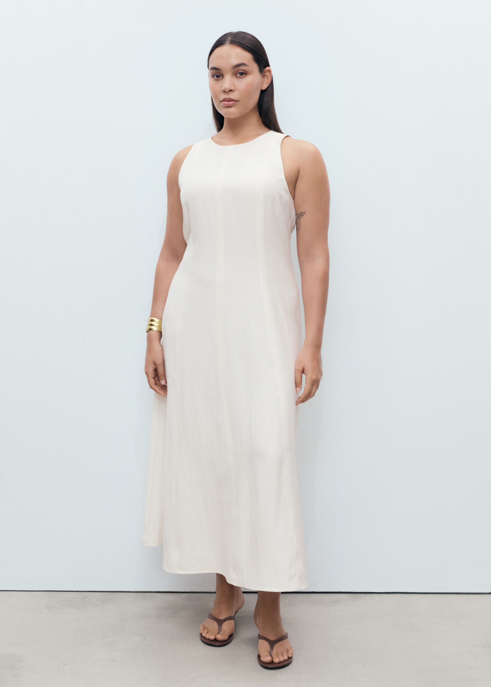 Flared midi-dress - Details of the article 3