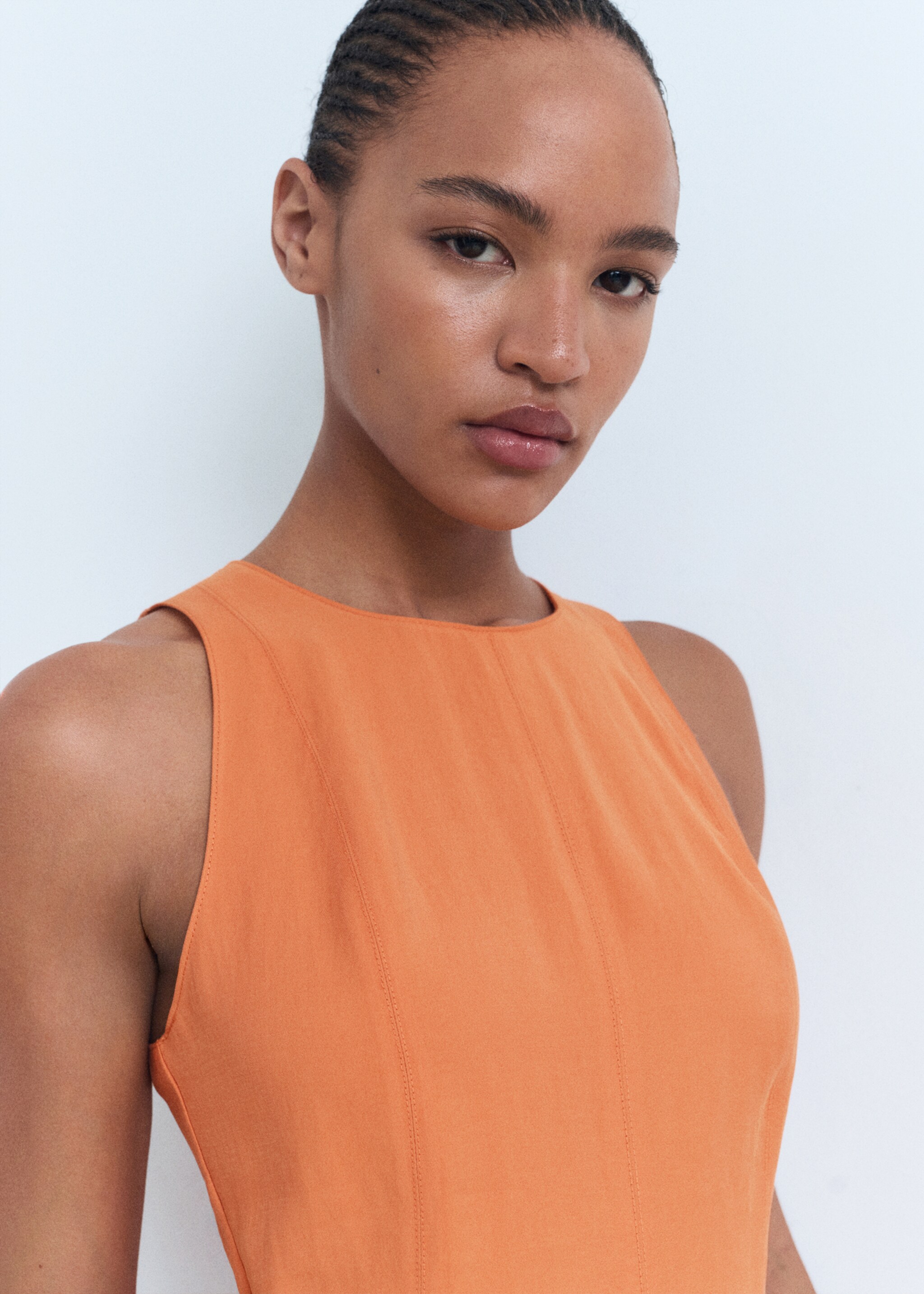 Flared midi-dress - Details of the article 1