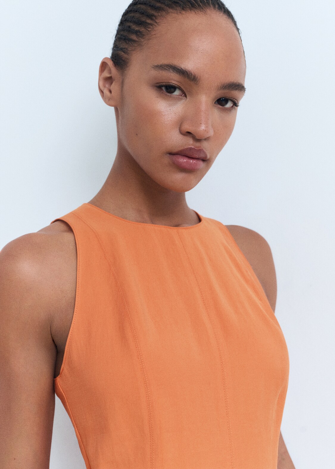 MANGO FLARE SLEEVES DRESS